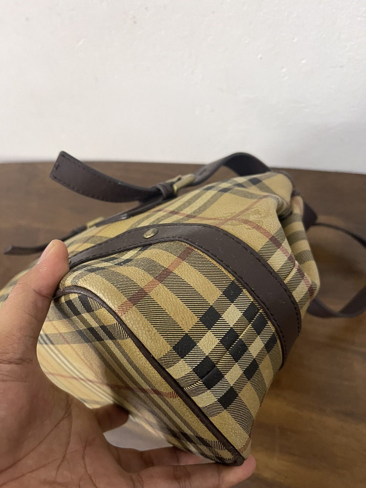 Burberry × Vintage Burberry haymarket nova check shoulder bag (see photo) Size ONE SIZE - 7 Thumbnail