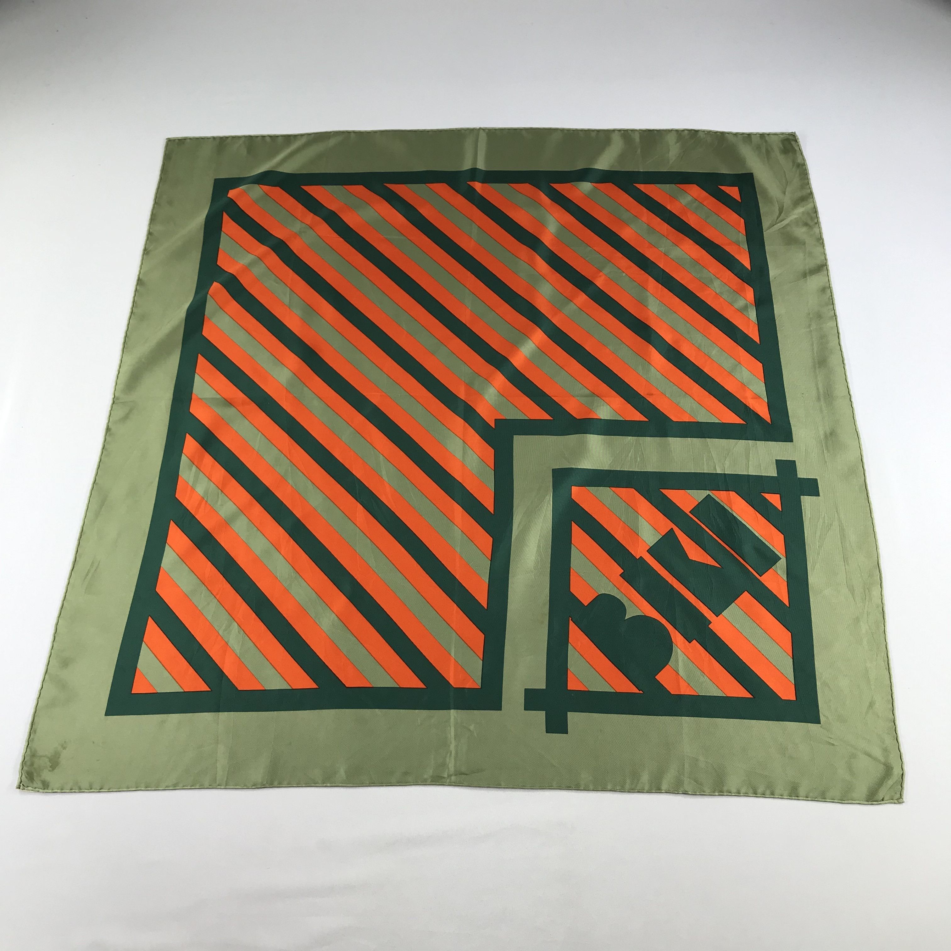 Japanese Brand Vintage Biki Silk Scarf M213 Size ONE SIZE - 2 Thumbnail