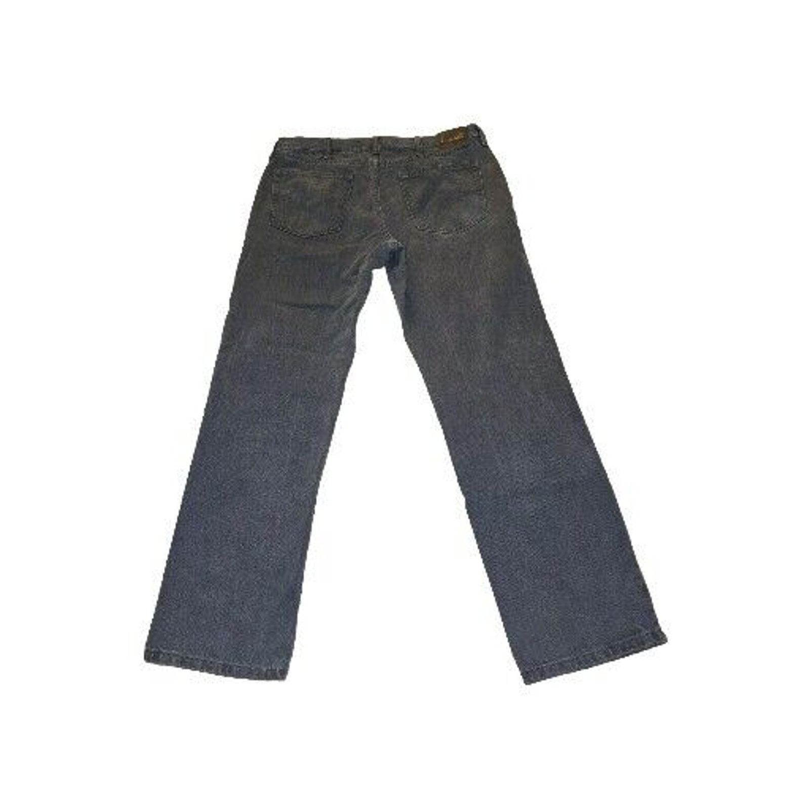 Lee Lee Jeans Mens Size 38x30 Gray Denim Lee Regular Fit Size US 38 / EU 54 - 5 Thumbnail