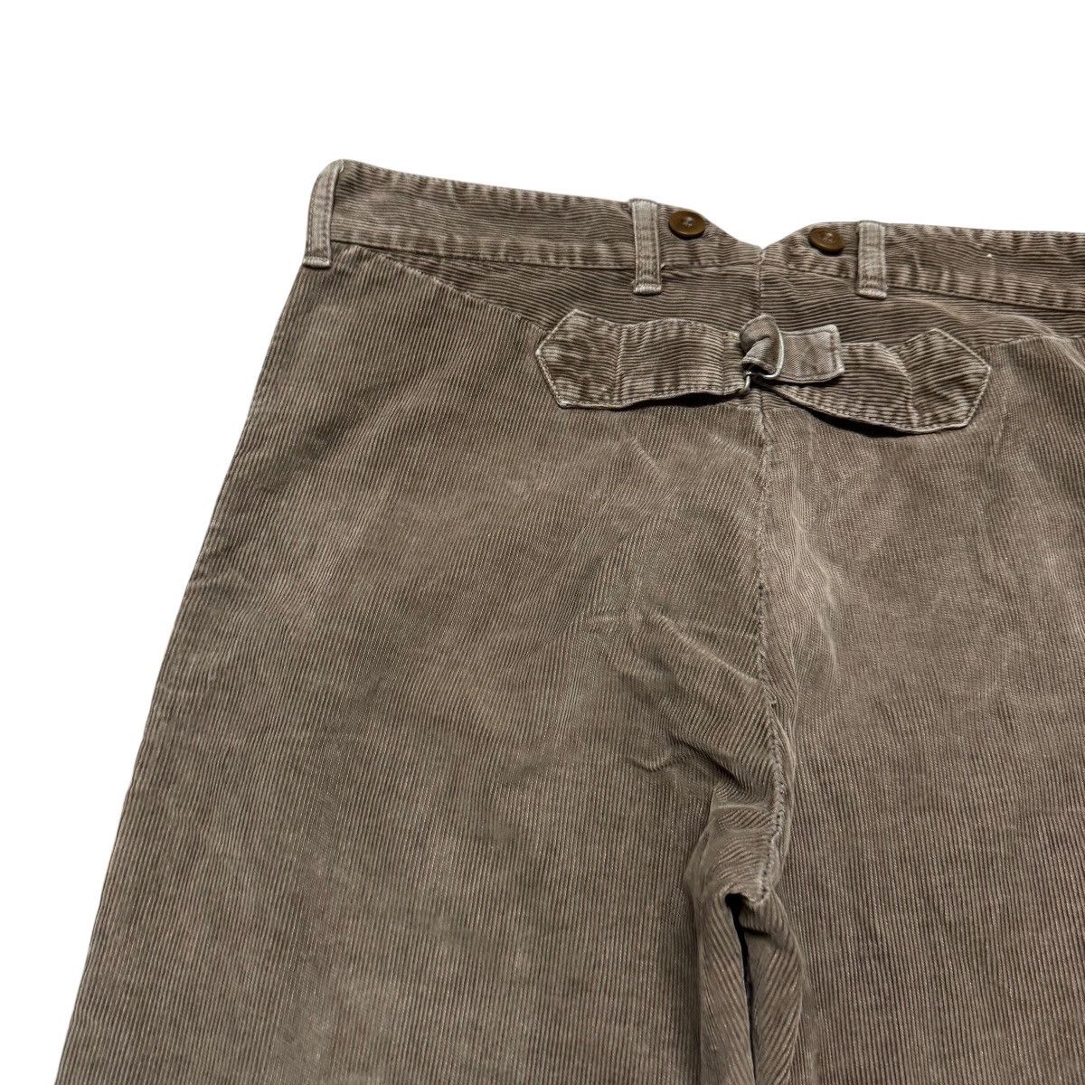 Nigel Cabourn Vintage Nigel Cabourn Brown Corduroy Military Pants Size US 34 / EU 50 - 11 Thumbnail