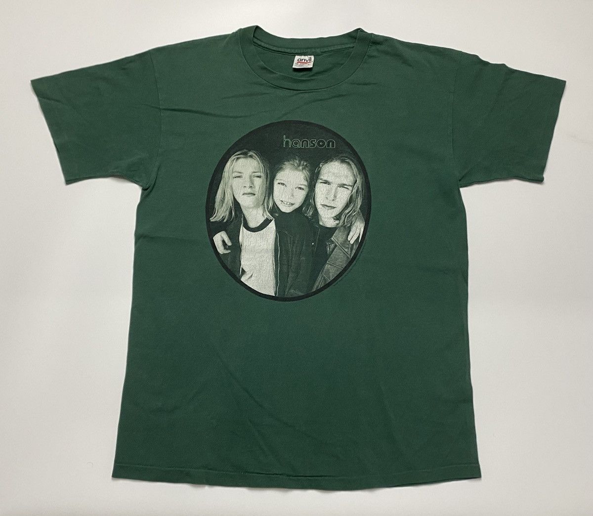 Band Tees Rare Vintage 90s Hanson Band Line-up tee Size US L / EU 52-54 / 3 - 1 Thumbnail