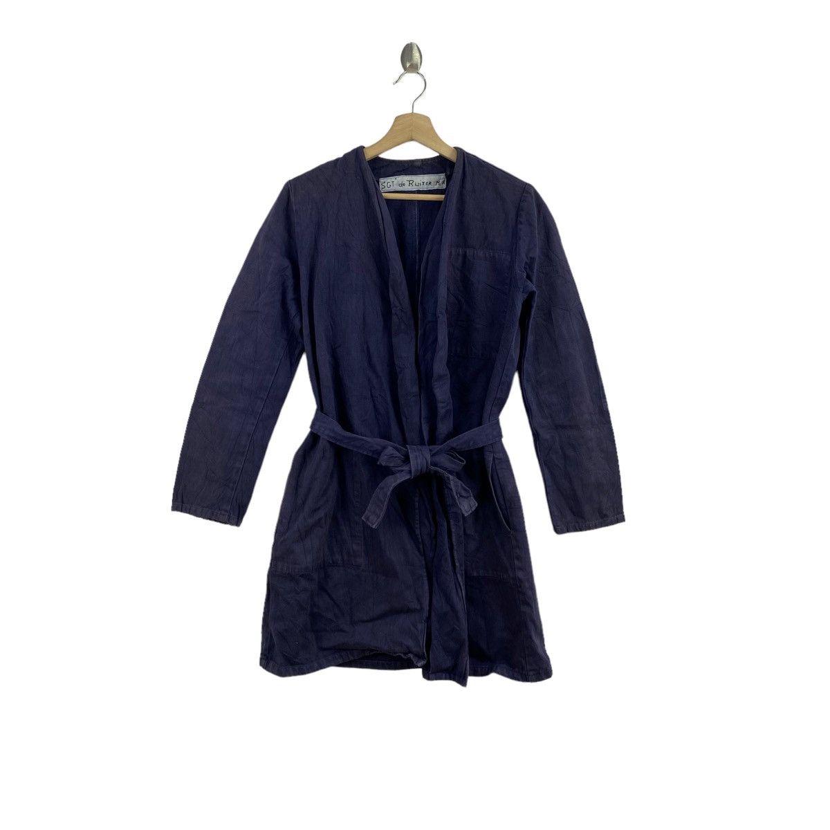 Japanese Brand SGT De RUITER. M.R Japanese Brand Jeans Denim Cardigan Robe Size S / US 4 / IT 40 - 1 Thumbnail