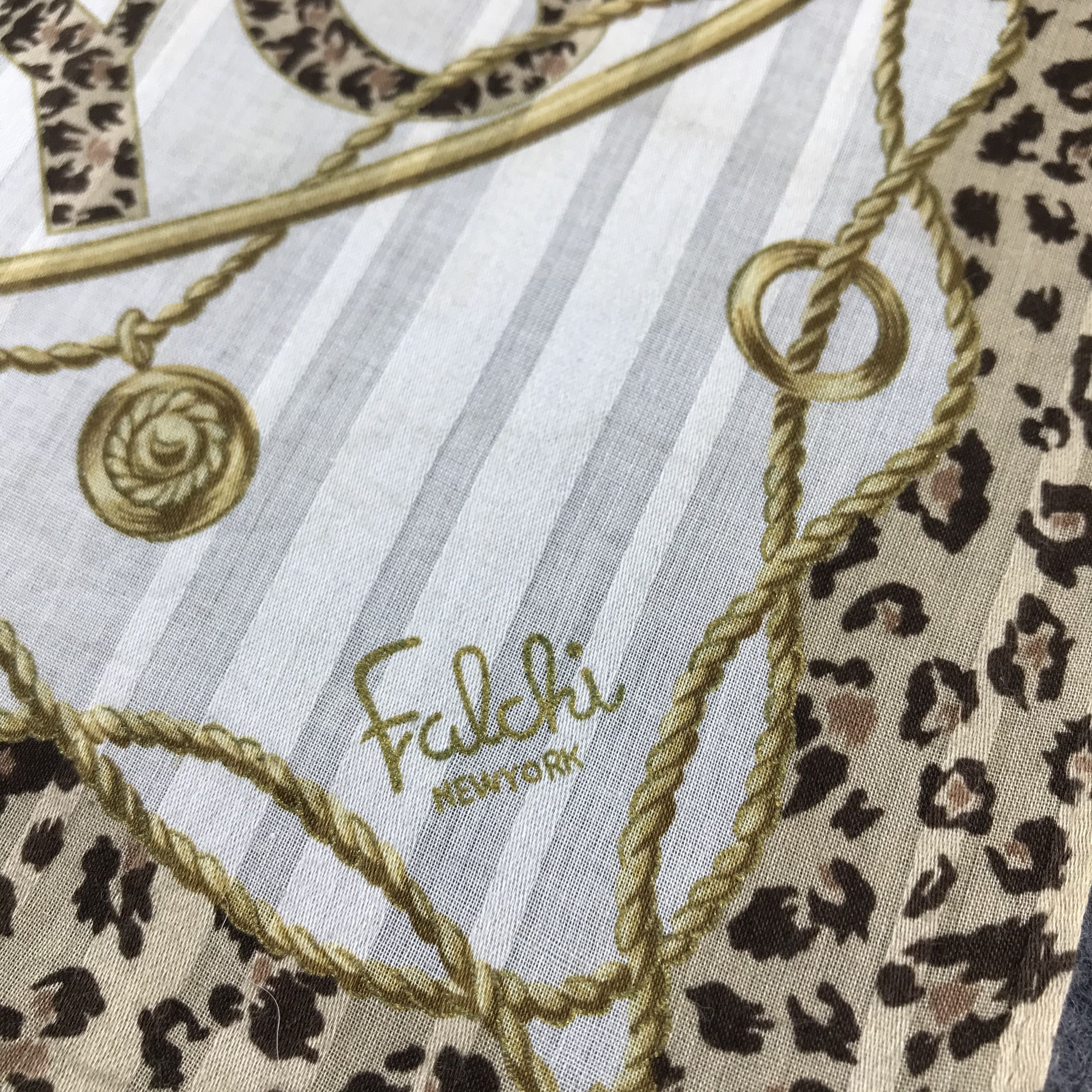 Vintage Falchi New York Handkerchief Neckerchief Bandana H272 Size ONE SIZE - 4 Thumbnail