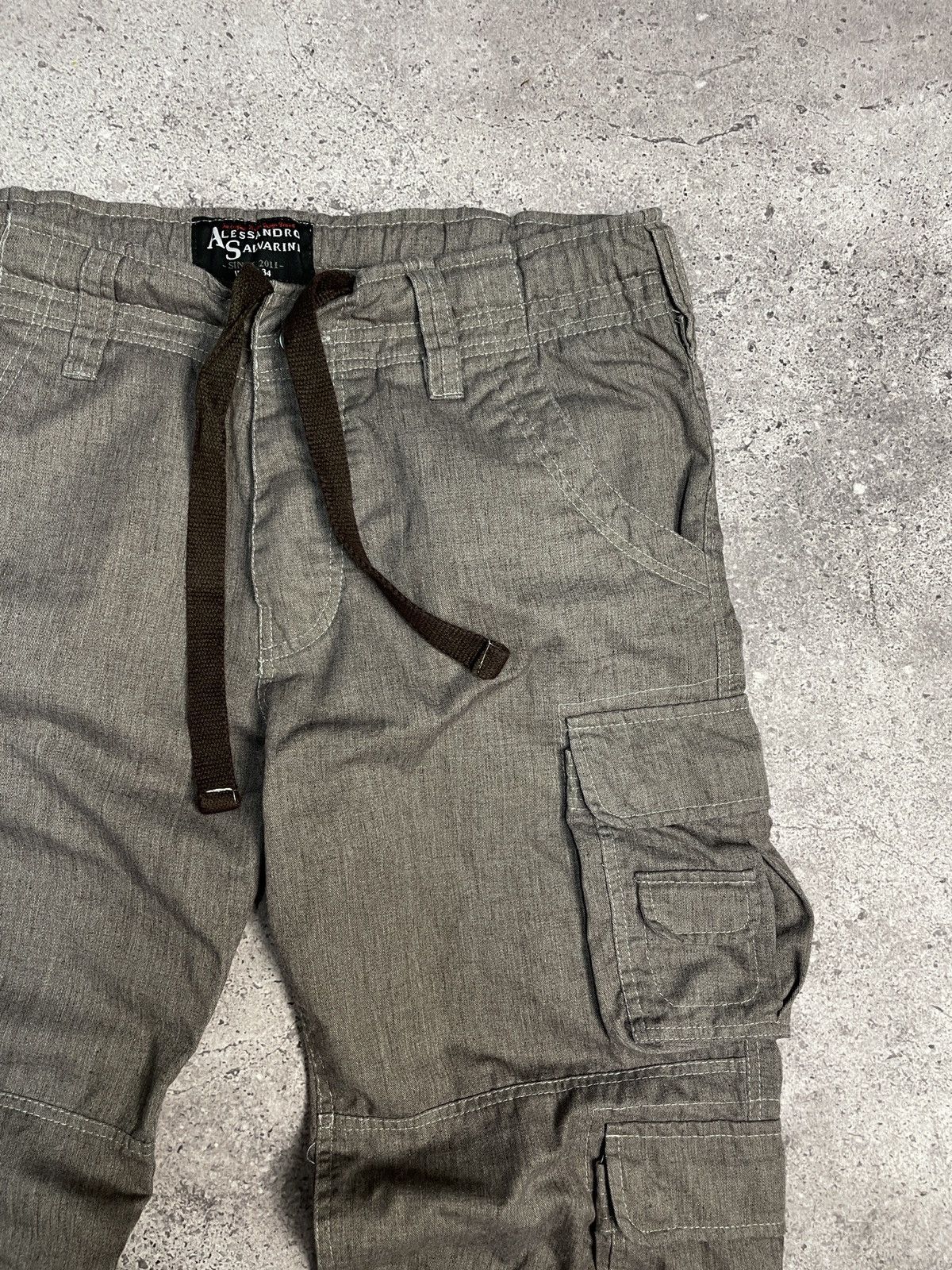 Vintage Vintage Like Diesel 00s Baggy Fit Cargo Pants Jeans Size US 34 / EU 50 - 6 Thumbnail