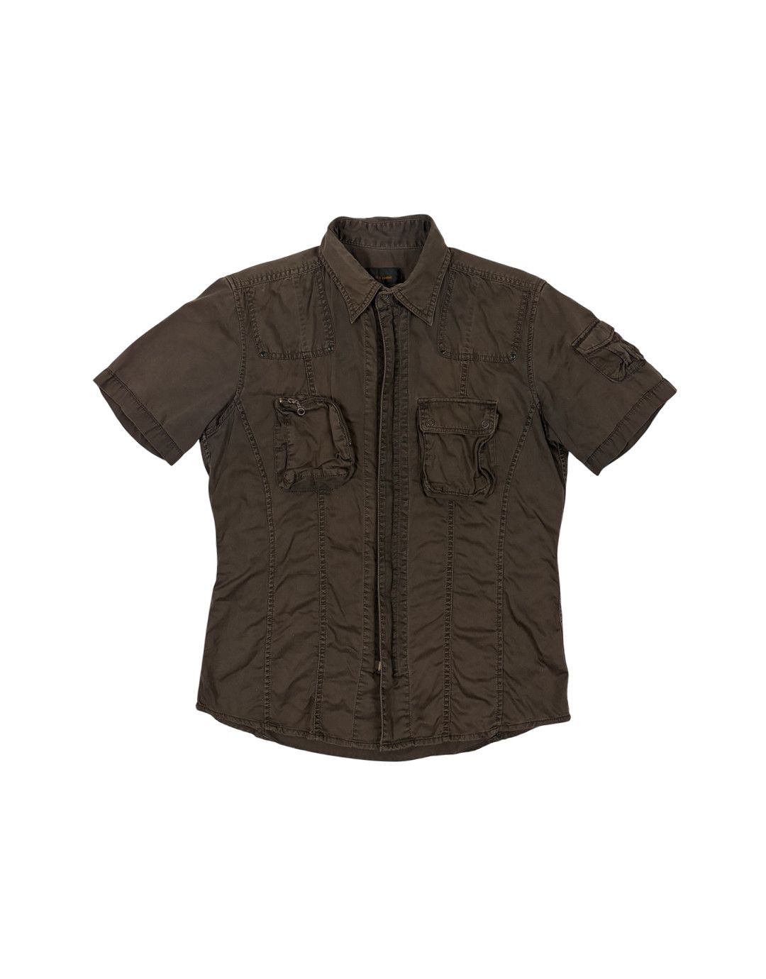 Tete Homme Tete Homme Cargo Pocket Shirt Size US S / EU 44-46 / 1 - 1 Thumbnail