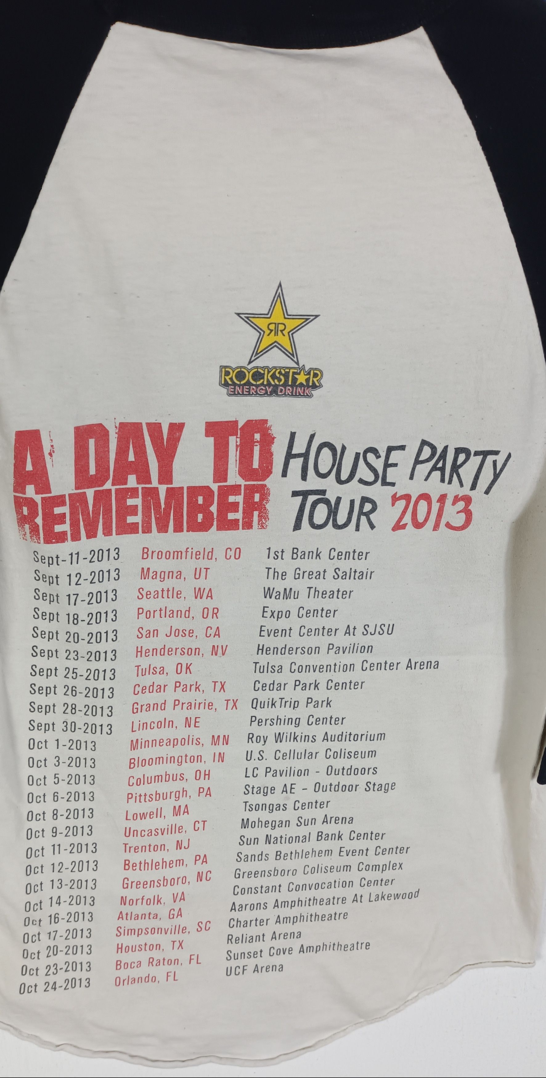 Band Tees VTG ADTR A Day To Remember House Party 2013 Myspace Size US S / EU 44-46 / 1 - 6 Thumbnail
