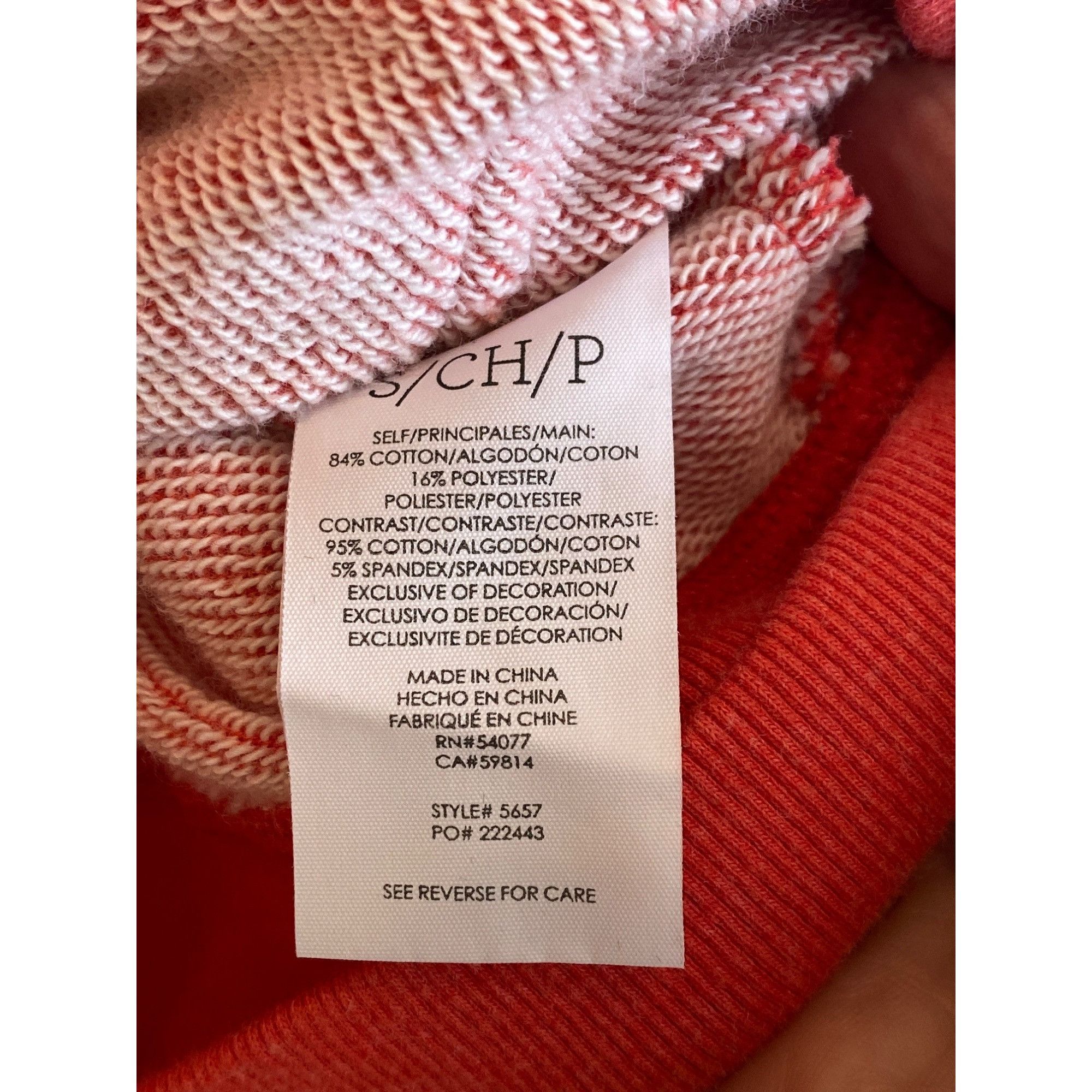 Designer Cabi Tangerine Deluxe Full Zip Hoodie W's Small Balloon Slee Size M / US 6-8 / IT 42-44 - 7 Thumbnail