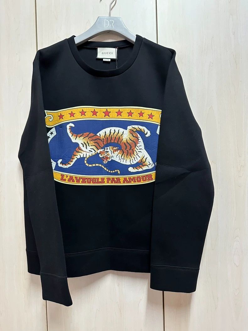 Gucci Gucci Black tiger sweatshirt 2502-Nextarrow Size US XXL / EU 58 / 5 - 1 Thumbnail
