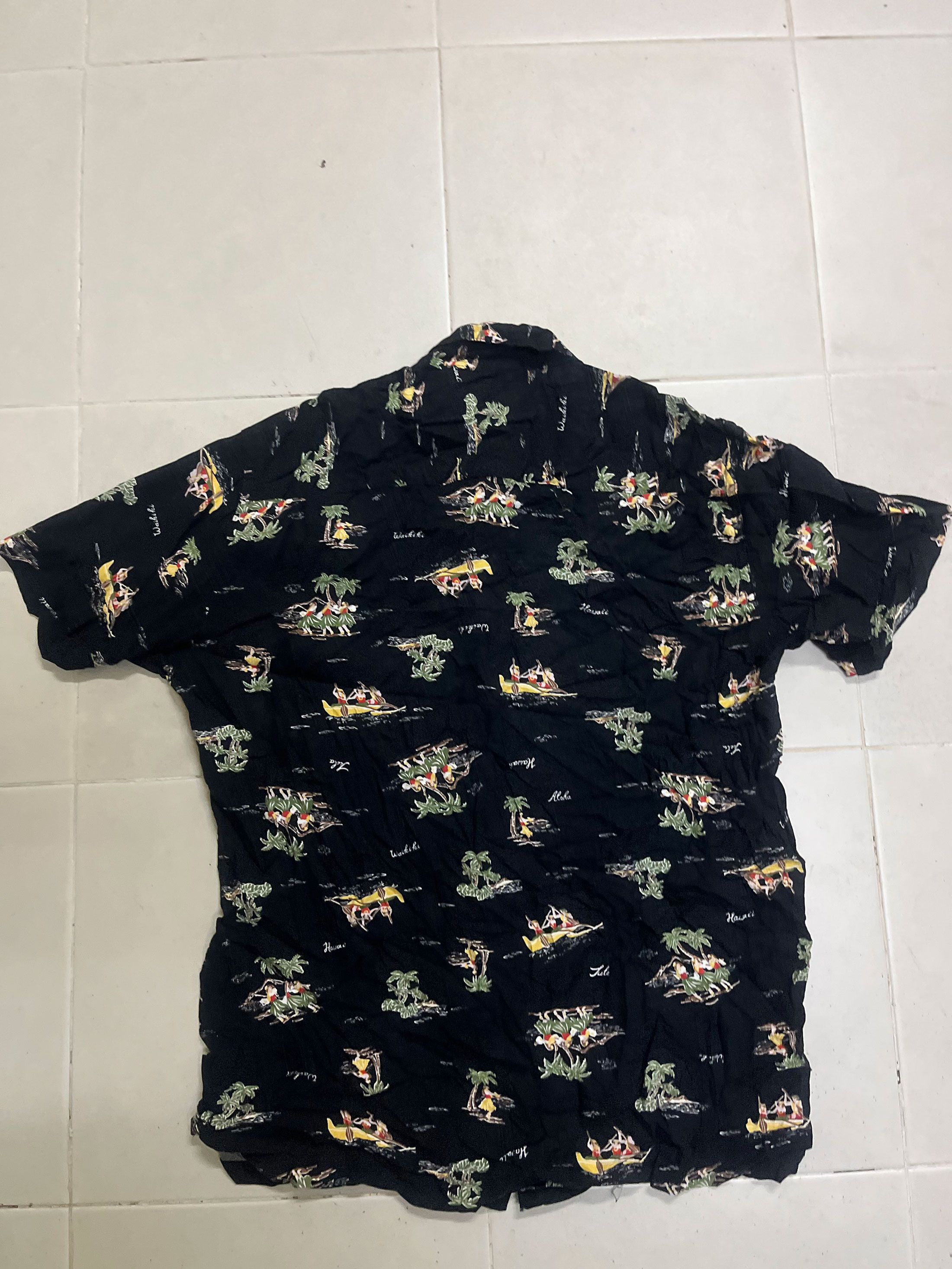 Sci-Fi Fantasy Roushatte Aloha Hawaiian Hawaii Short Sleeve Full Printed Size US M / EU 48-50 / 2 - 3 Thumbnail
