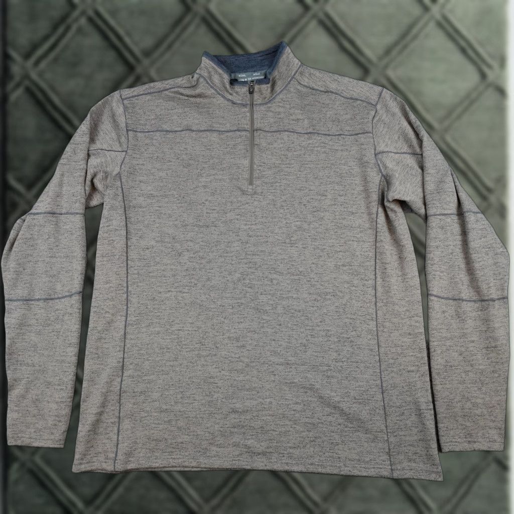 Vintage Kuhl Ryzer 1/4 Zip Pullover Mens 2XL Gray Mock Neck Hiking Shirt 3112 Size US XXL / EU 58 / 5 - 1 Thumbnail
