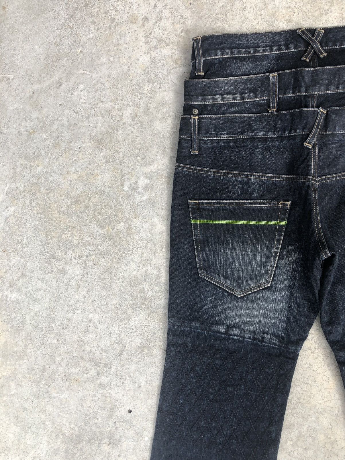 PPFM Japanese PPFM Double Waist Distressed Denim Punk Style Size US 32 / EU 48 - 9 Thumbnail
