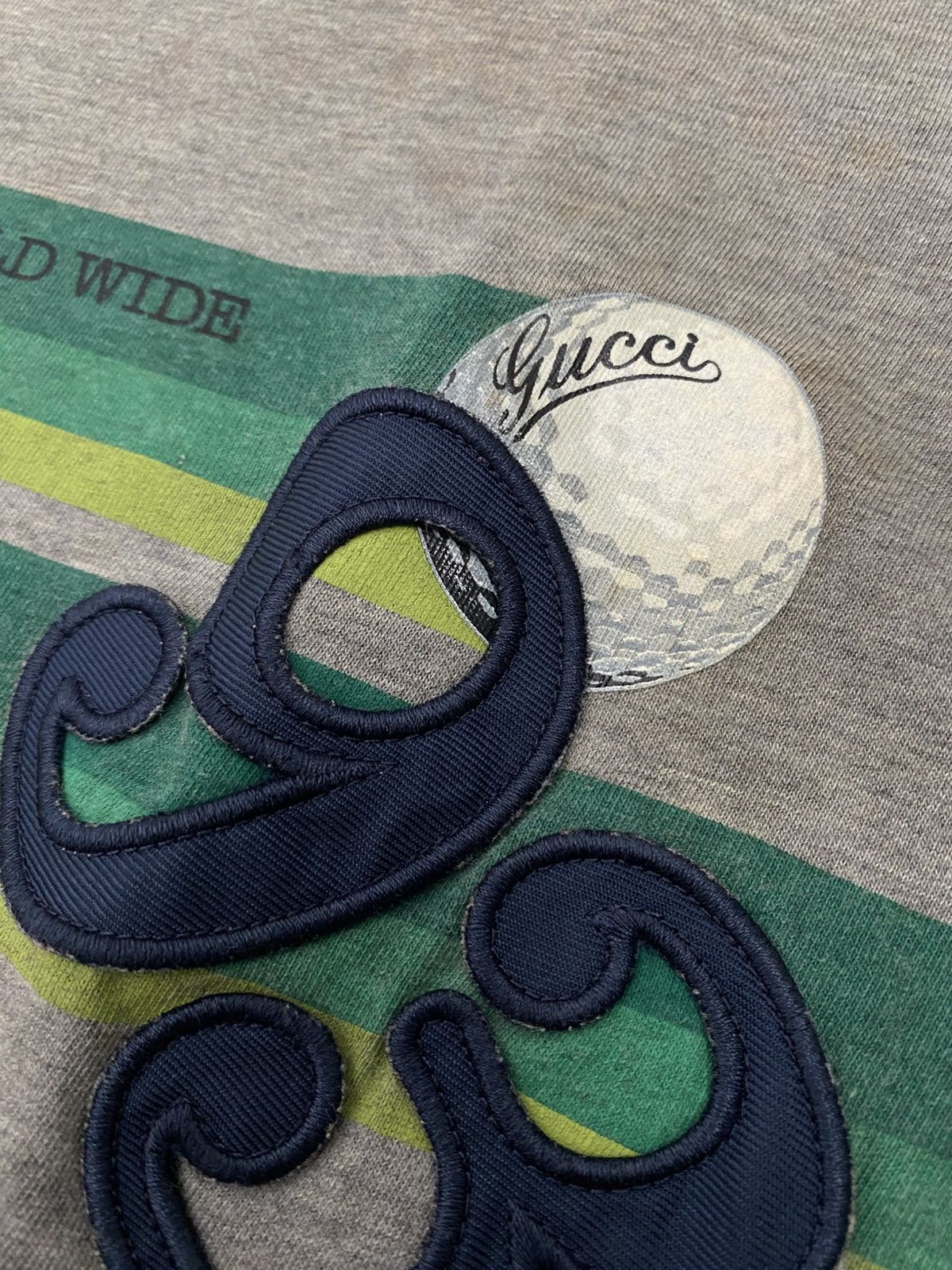 Gucci Gucci team spirit world wide golf 2009 ringer tee Size US M / EU 48-50 / 2 - 3 Thumbnail