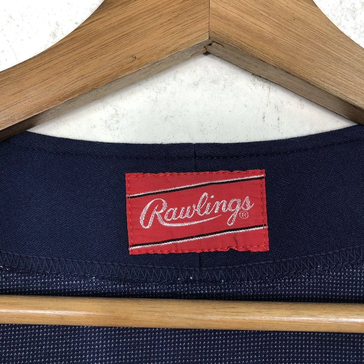 Japanese Brand 📌Vintage Baseball Shirt Button Rawling Big Logo Spell Out Size US M / EU 48-50 / 2 - 18 Thumbnail
