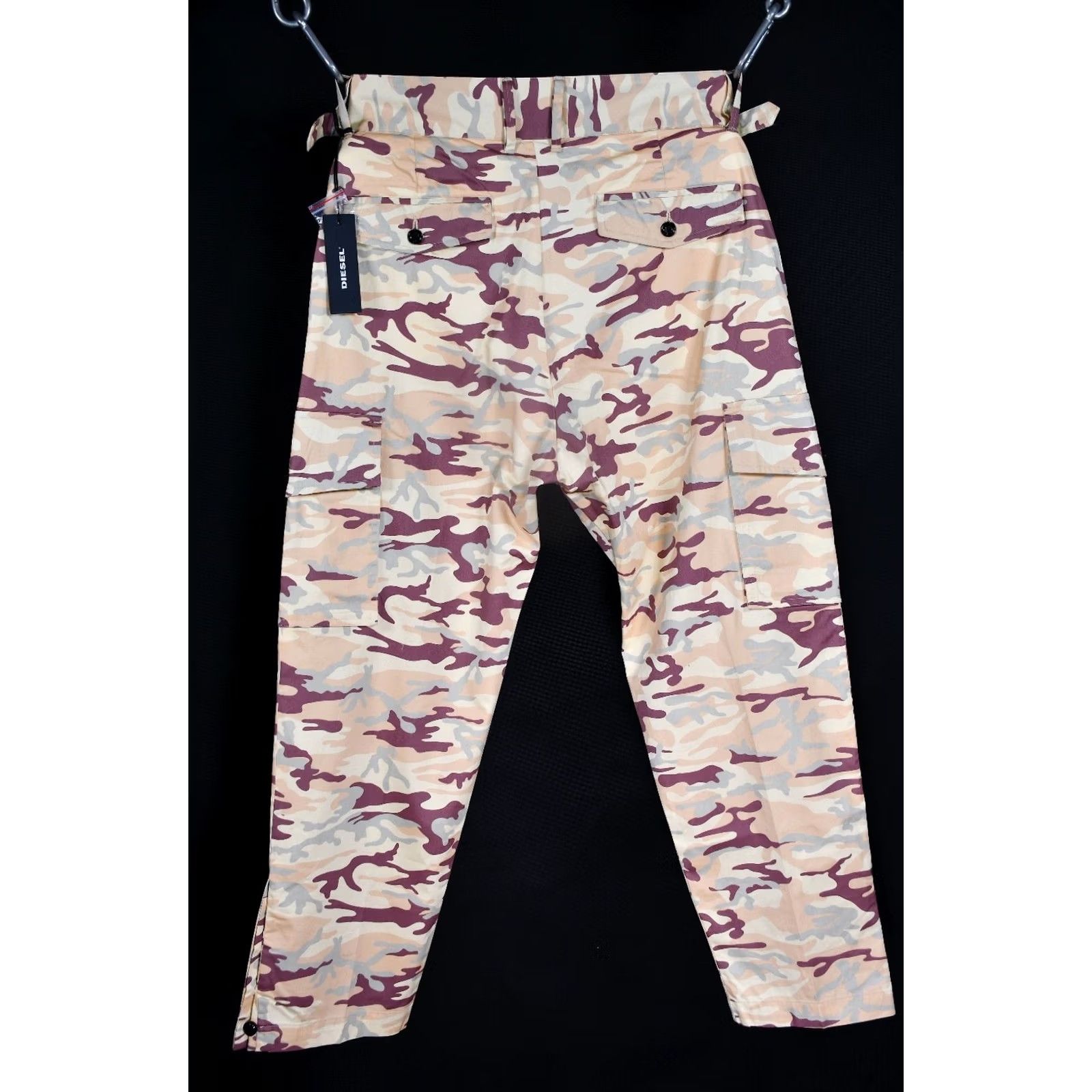 Diesel Diesel Cargo Pants Mens Camouflage Casual Size 30 Multicolor Cotton Regular Waist 42cm Length 103cm Inseam 70cm Size US 30 / EU 46 - 6 Thumbnail