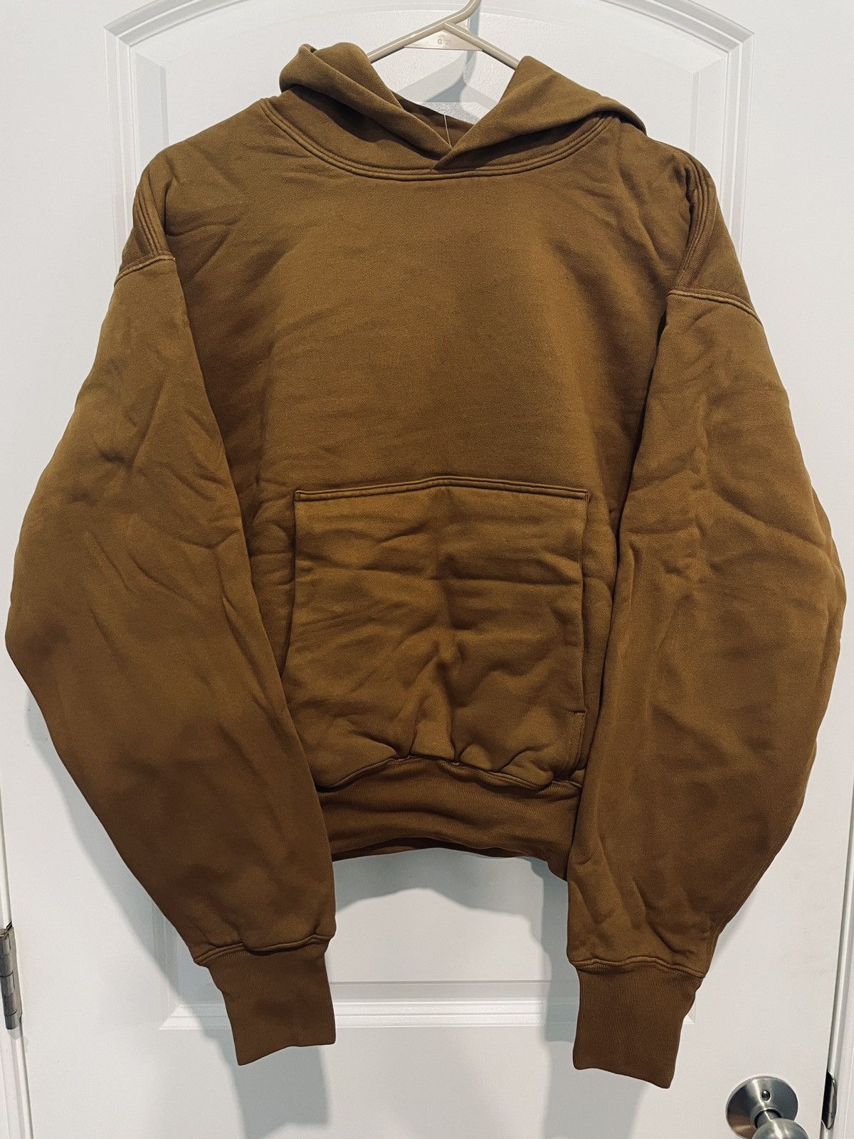 Balenciaga × Gap × Kanye West Yeezy Gap Perfect Hoodie Light Brown Size Small Size US S / EU 44-46 / 1 - 1 Thumbnail