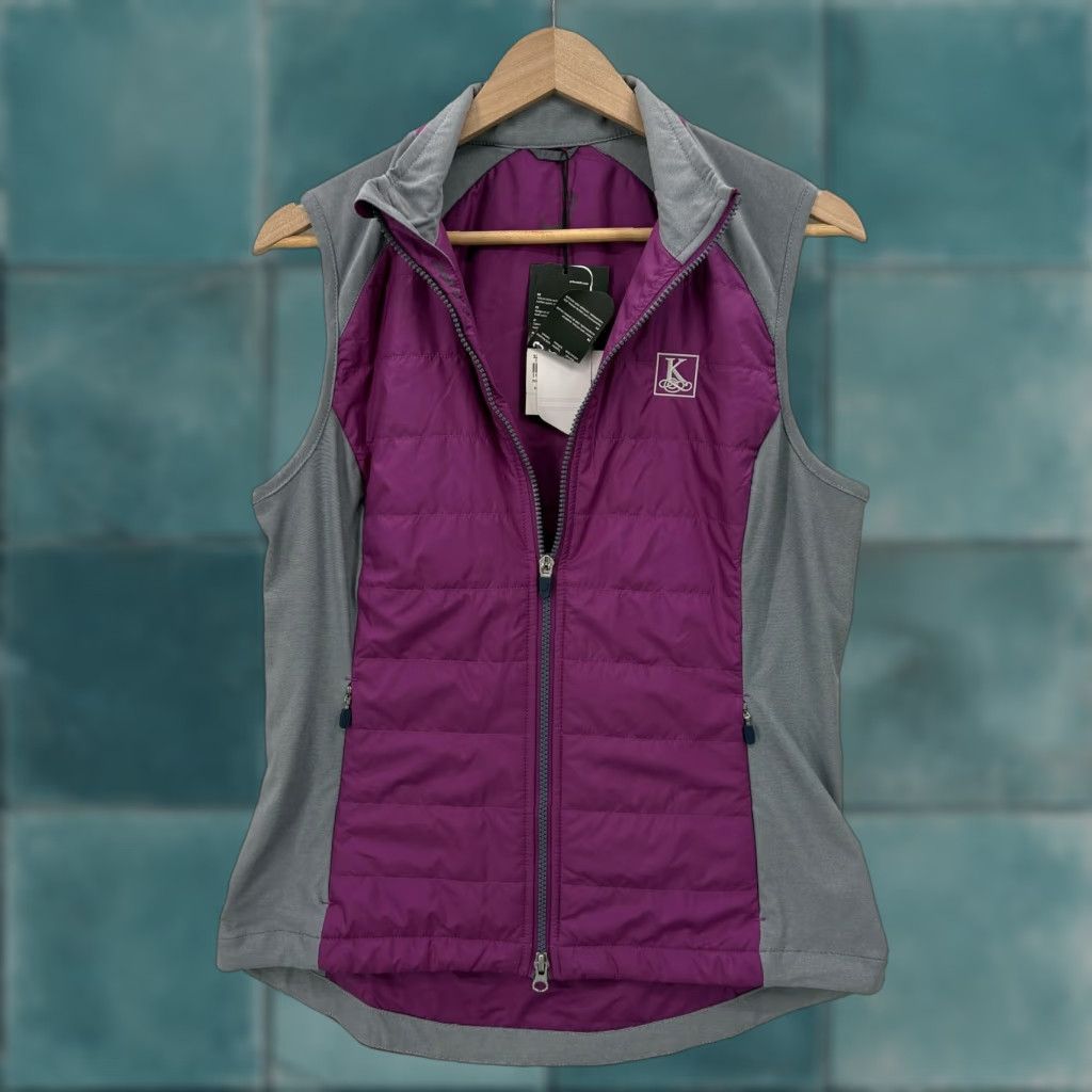 Vintage Zero Restriction Vest Womens Medium Purple Tess Quilted Primaloft Insulated Golf Size M / US 6-8 / IT 42-44 - 1 Thumbnail