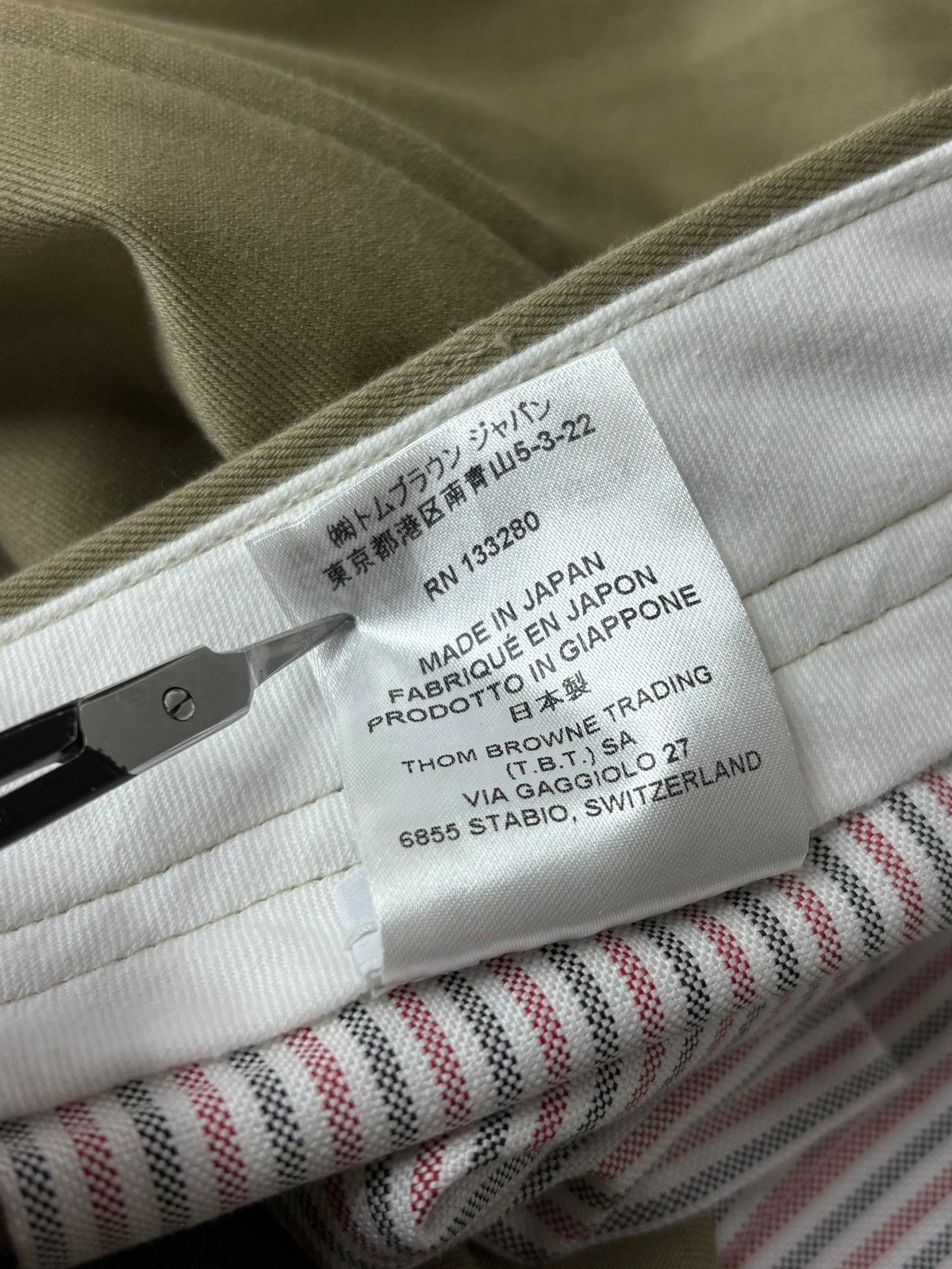 Thom Browne Thom Browne Cotton Chino Short Made in Japan Size US 38 / EU 54 - 4 Thumbnail