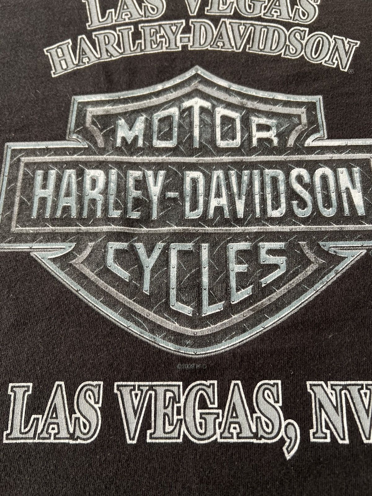 Harley Davidson Vintage 2009 Harley Davidson Wolf Pocket Las Vegas T-shirt Size US XXL / EU 58 / 5 - 17 Thumbnail