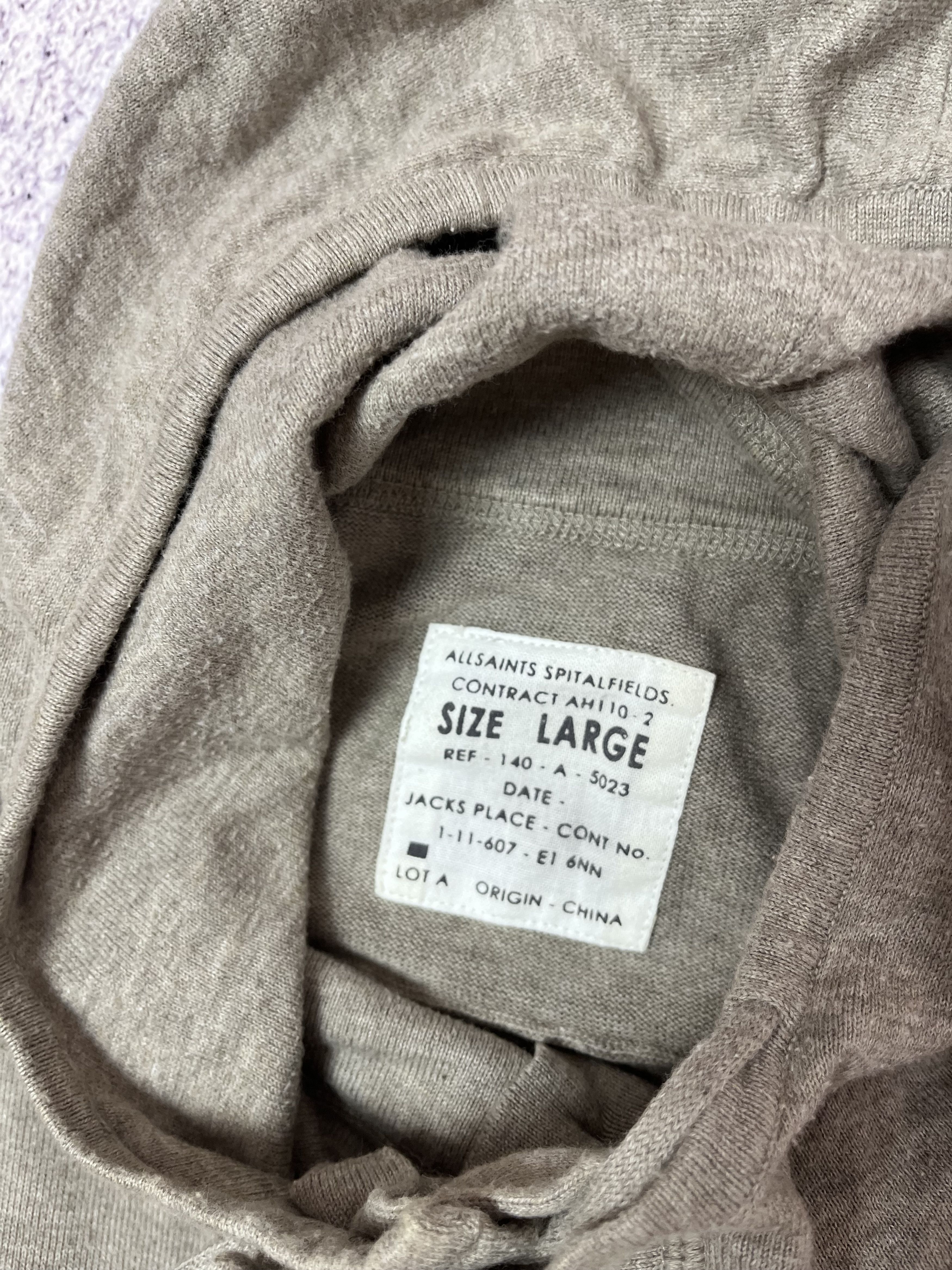 Allsaints × Japanese Brand Men’s sweater 1/4 zip Allsaints size L Size US L / EU 52-54 / 3 - 9 Thumbnail
