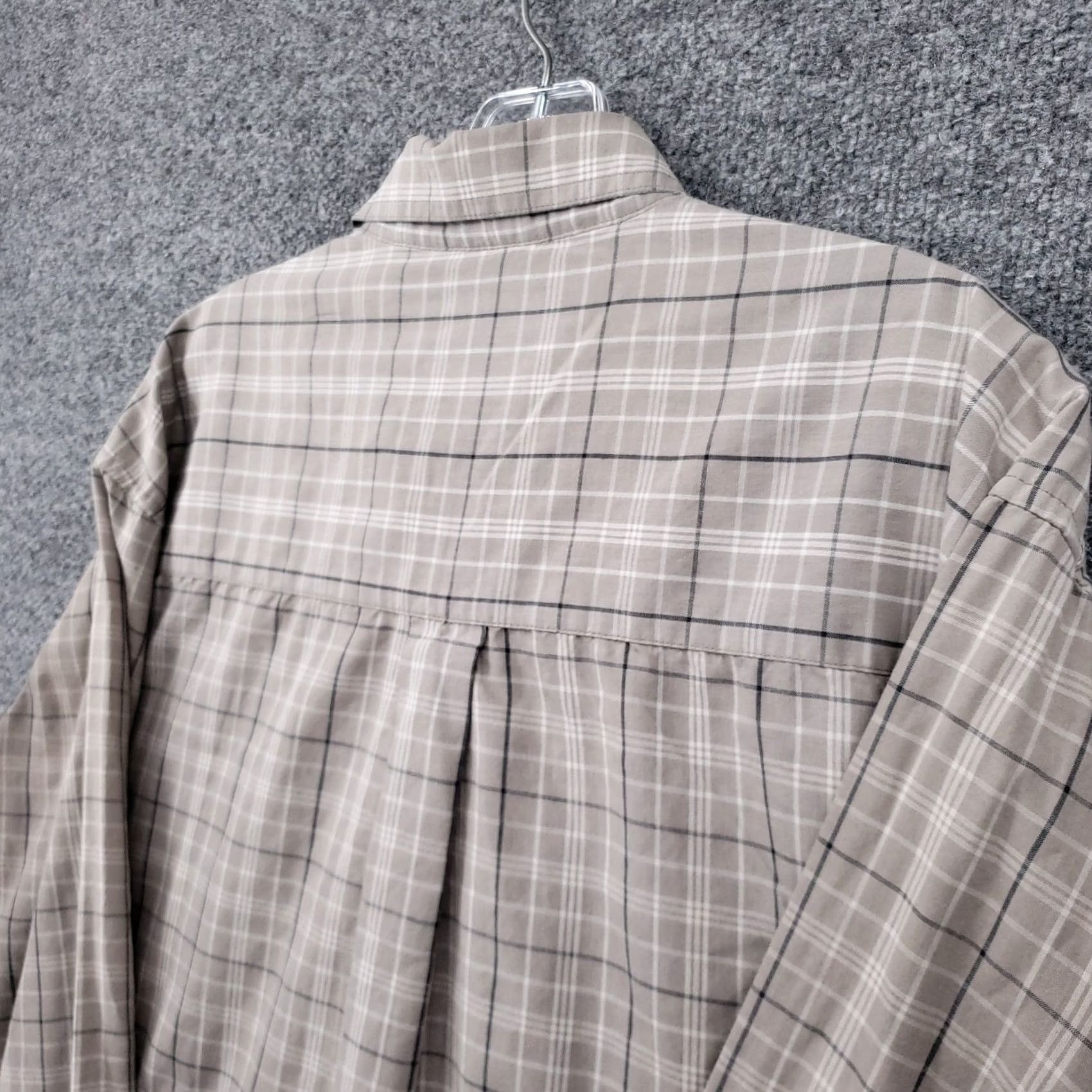 Wrangler Wrangler Shirt Mens L Large Gray Button Up Long Sleeve Plaid Size US L / EU 52-54 / 3 - 3 Thumbnail