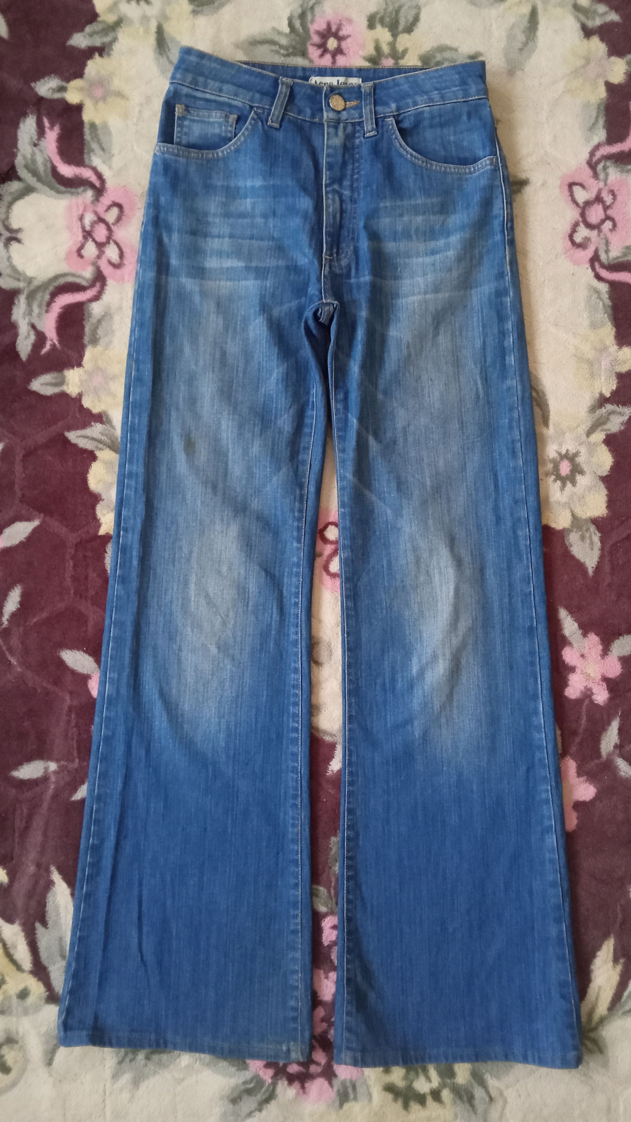 Acne Studios Acne Jeans Distressed Flare Design Size 27" / US 4 / IT 40 - 1 Thumbnail