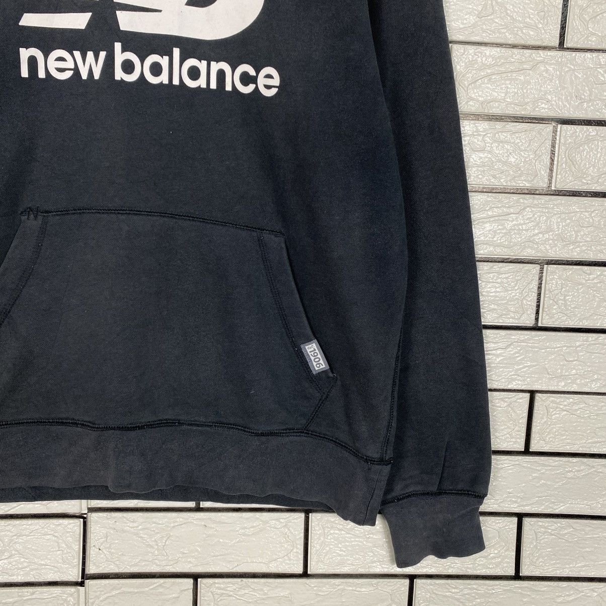 Japanese Brand Vintage Sweatshirt Hoodie New Balance Big Logo Size US M / EU 48-50 / 2 - 6 Thumbnail