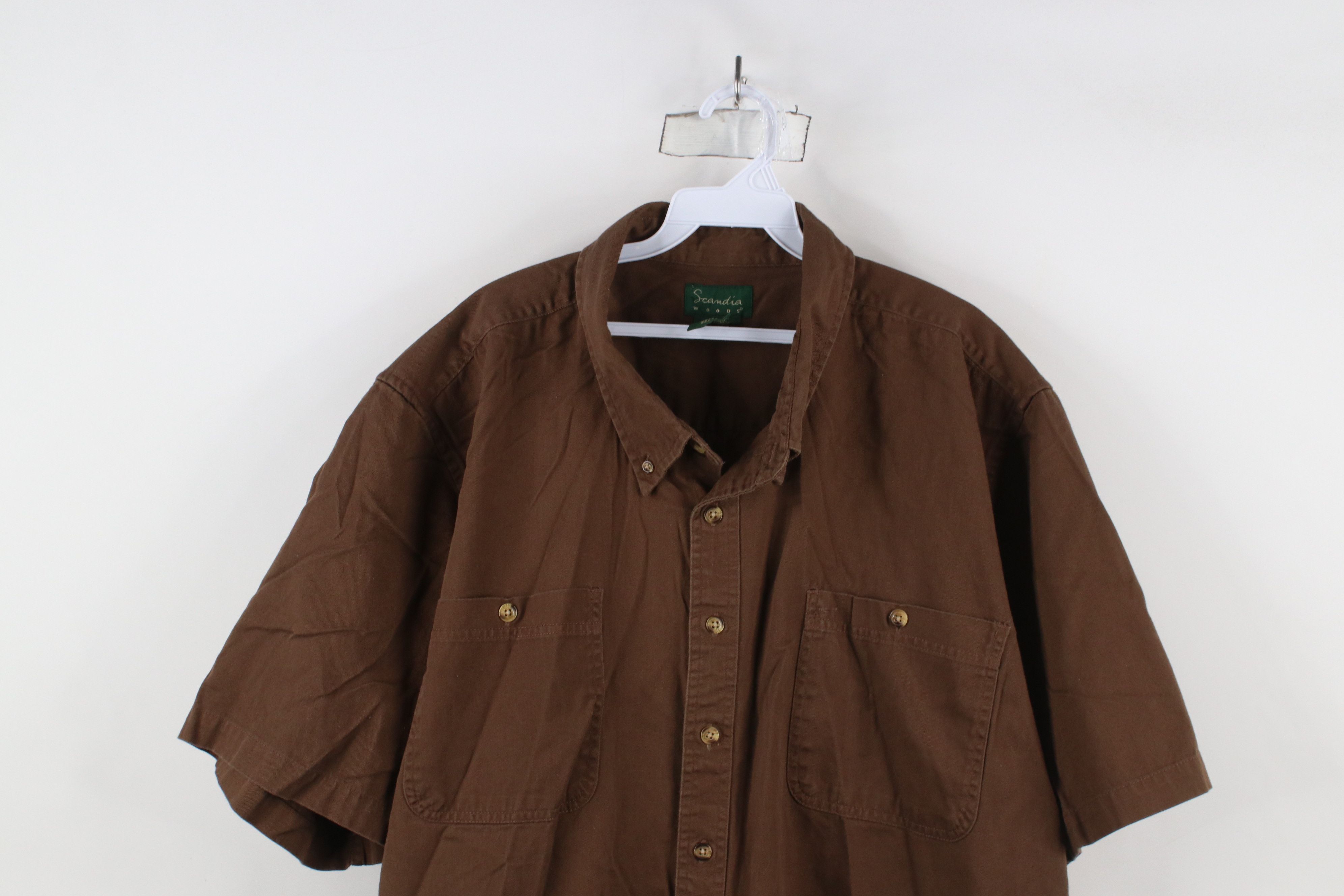 Vintage Vintage 90s Streetwear Short Sleeve Collared Button Shirt Size US XXL / EU 58 / 5 - 2 Thumbnail