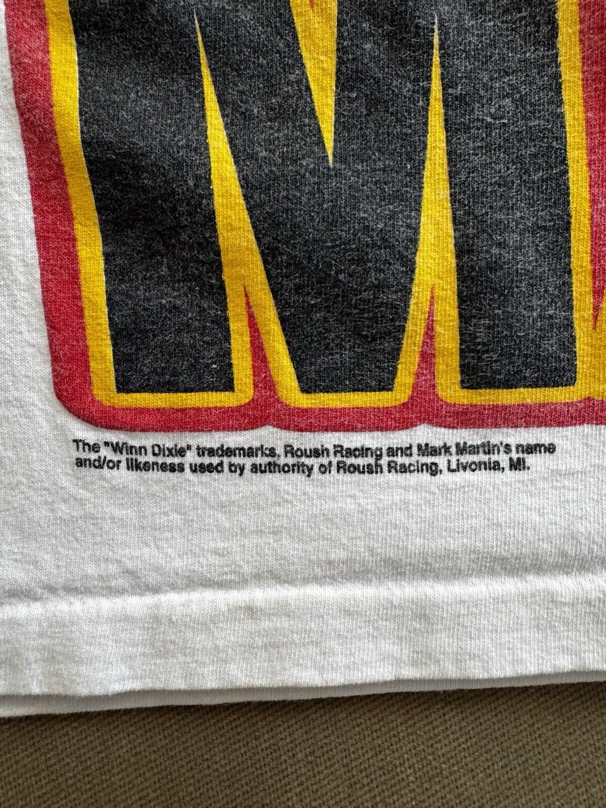 NASCAR Vintage 90s 80s Winn Dixie Racing NASCAR Single Stitch Shirt Size ONE SIZE - 3 Thumbnail