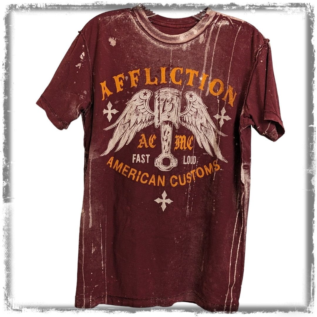 Affliction Reversible AFFLICTION American Customs Warpath T-shirt Men S Size US S / EU 44-46 / 1 - 1 Thumbnail