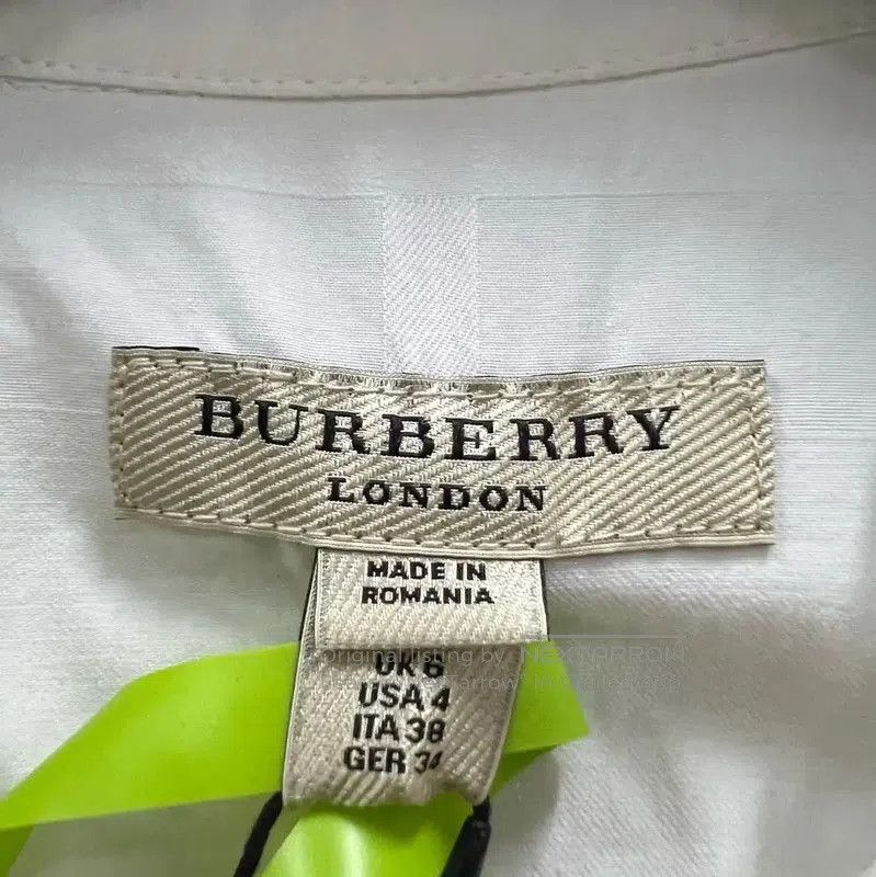 Burberry Burberry White Cotton Long Sleeve Shirt. Size XXS / US 00 / IT 34 - 5 Thumbnail