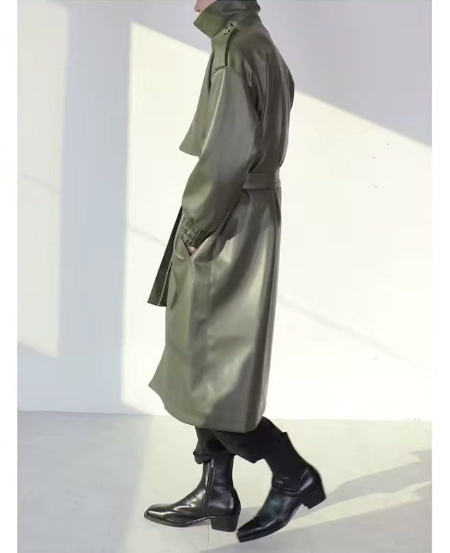 Other Trench Faux Leather Midi Casual Jacket Designer Oversized Size US M / EU 48-50 / 2 - 5 Thumbnail