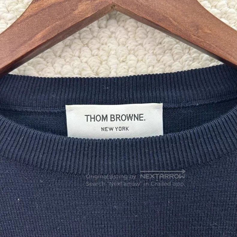 Thom Browne Thom Browne Basic Gold Button Four Stripe Sweatshirt Size US XS / EU 42 / 0 - 3 Thumbnail
