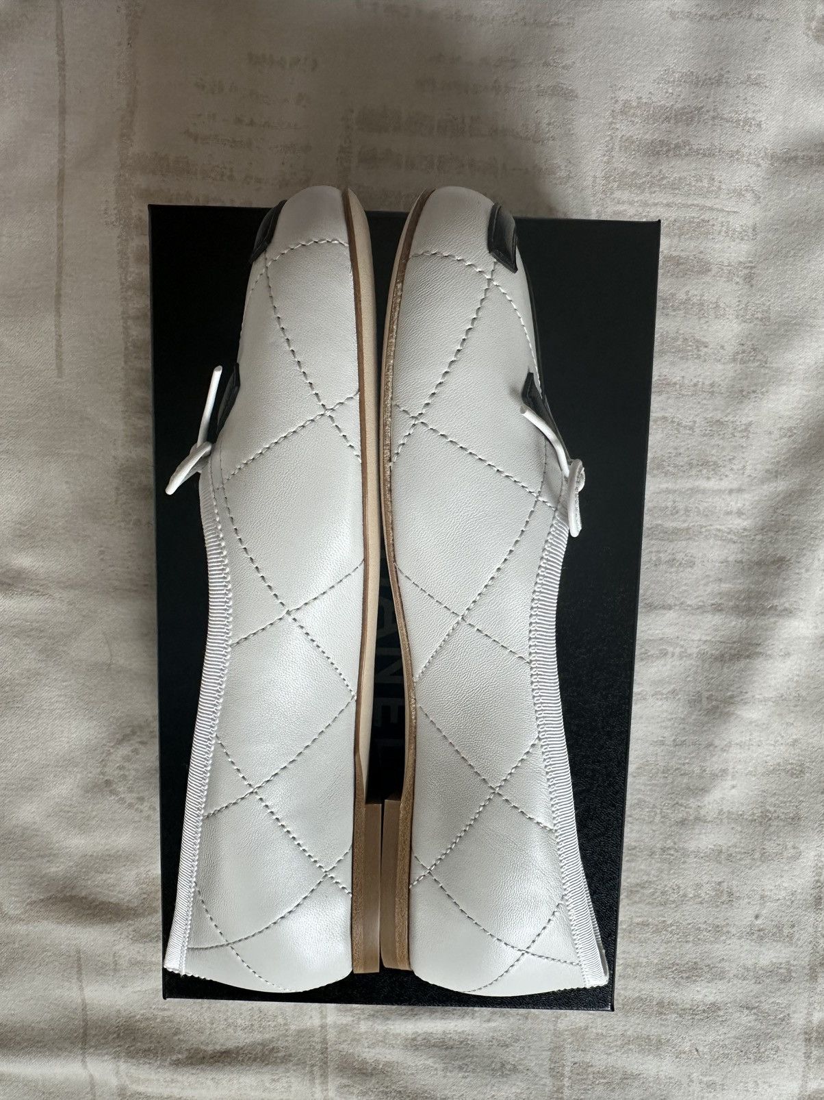 Chanel Chanel 26M coco beach Cambon Flat White color size 37 Size US 7 / IT 37 - 7 Thumbnail