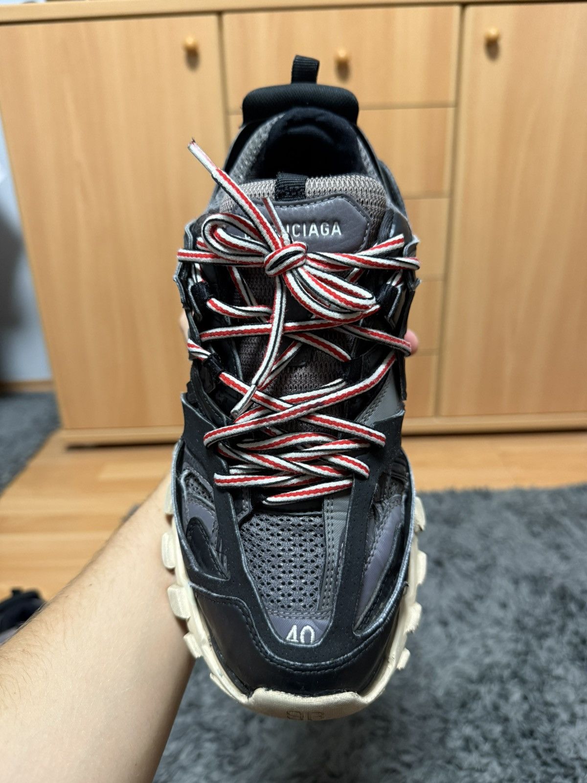 Balenciaga Balenciaga Track Trainer - bred Size US 7 / EU 40 - 9 Thumbnail