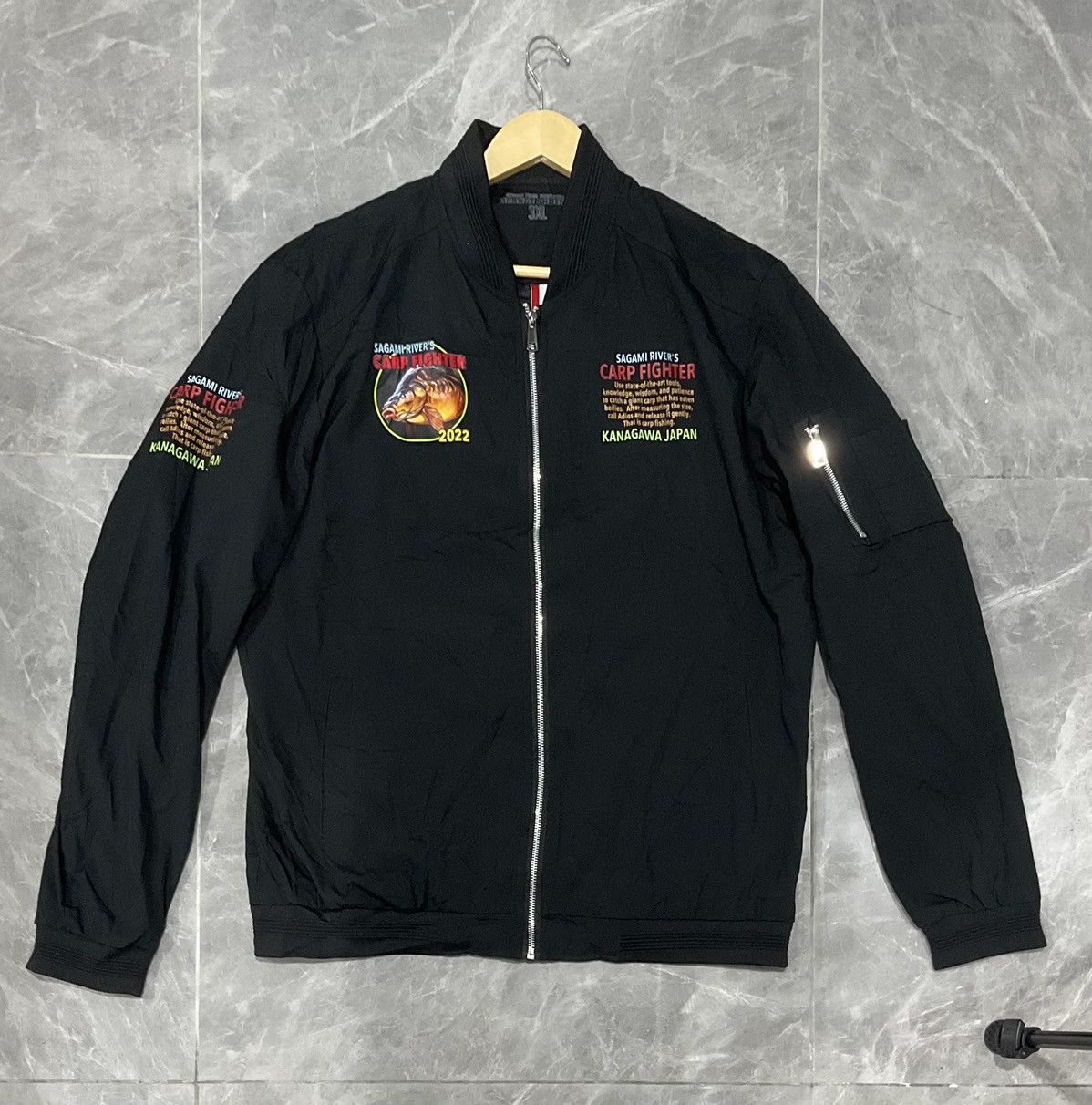Japanese Brand Jacket Sagami River Chaos Fishing Kanagawa Japan Size US XL / EU 56 / 4 - 2 Thumbnail