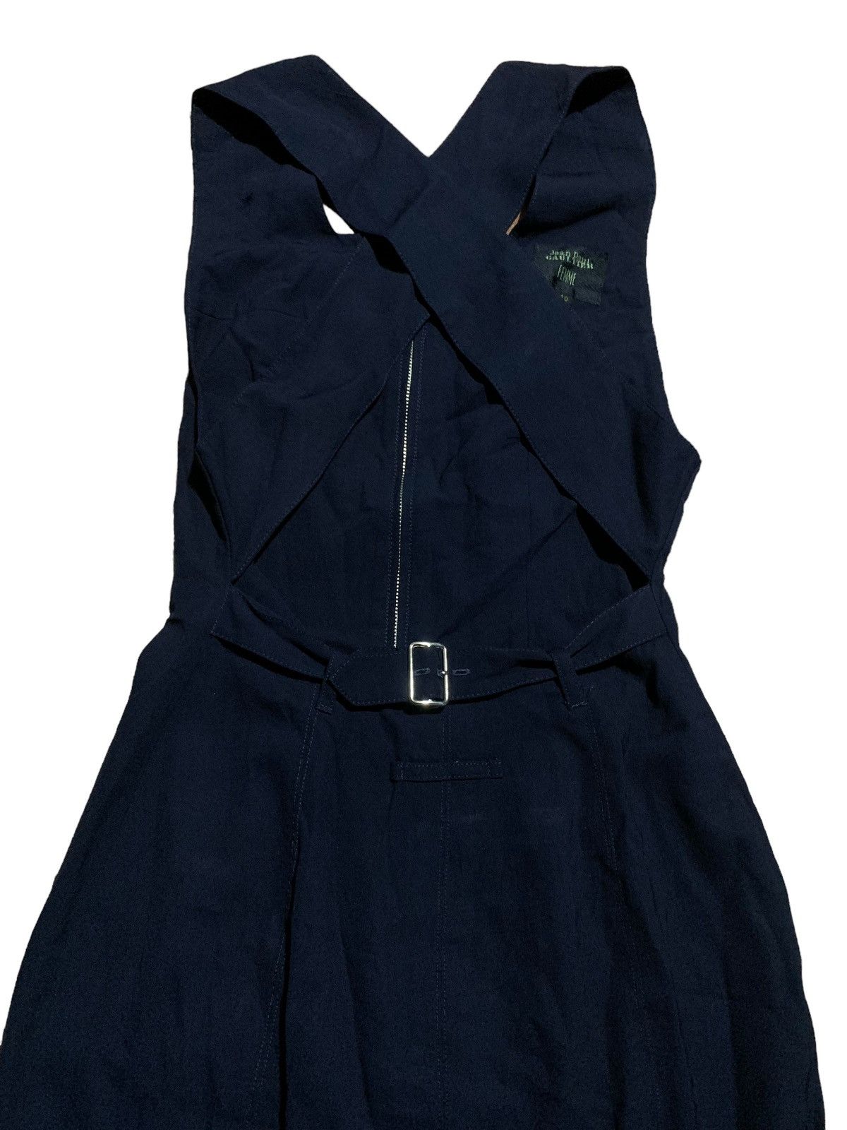 Jean Paul Gaultier Jean Paul Gaultier buckle back jumpsuit wool dress Size S / US 4 / IT 40 - 2 Thumbnail