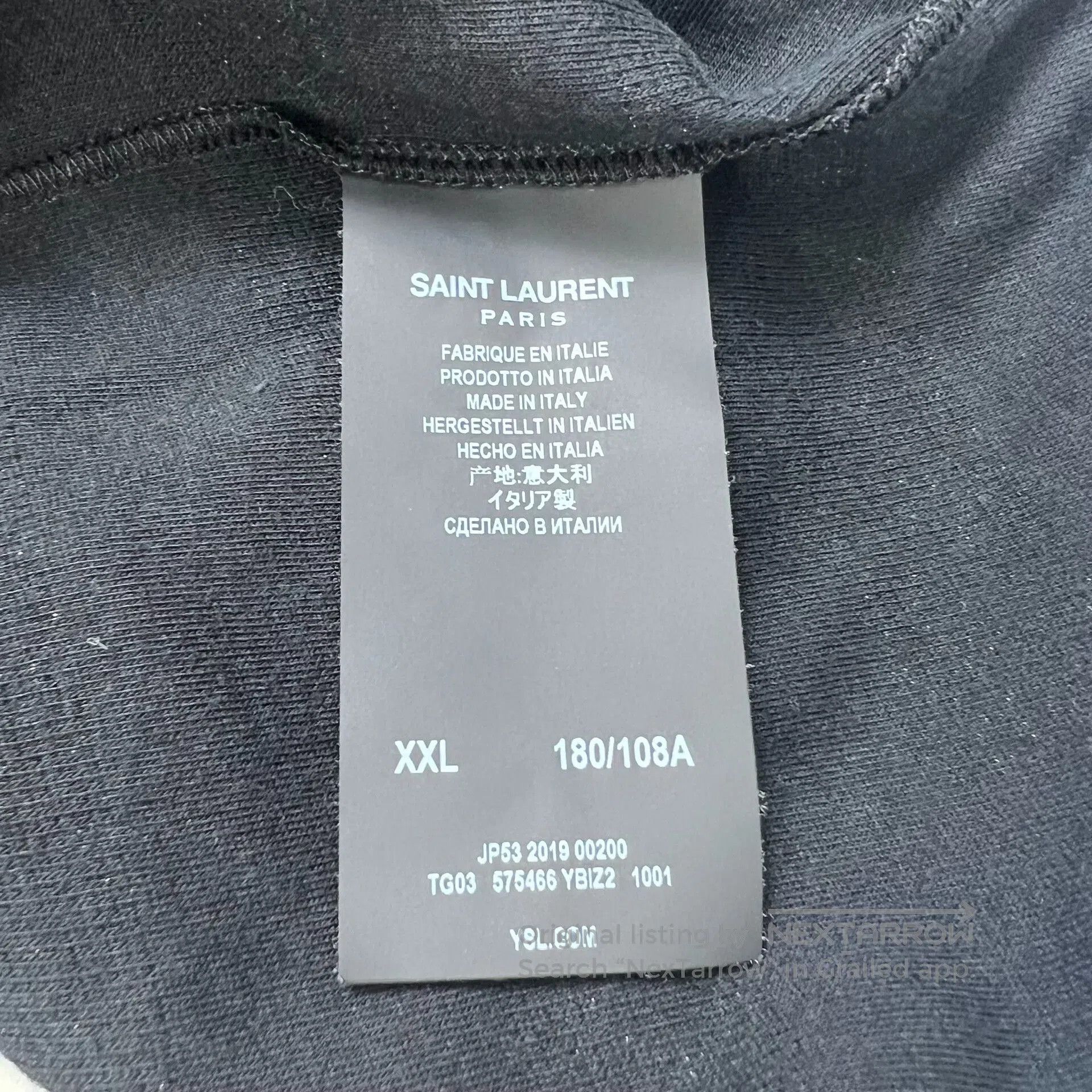 Saint Laurent Paris Saint Laurent Black High Neck Sweater. Size US XXL / EU 58 / 5 - 4 Thumbnail