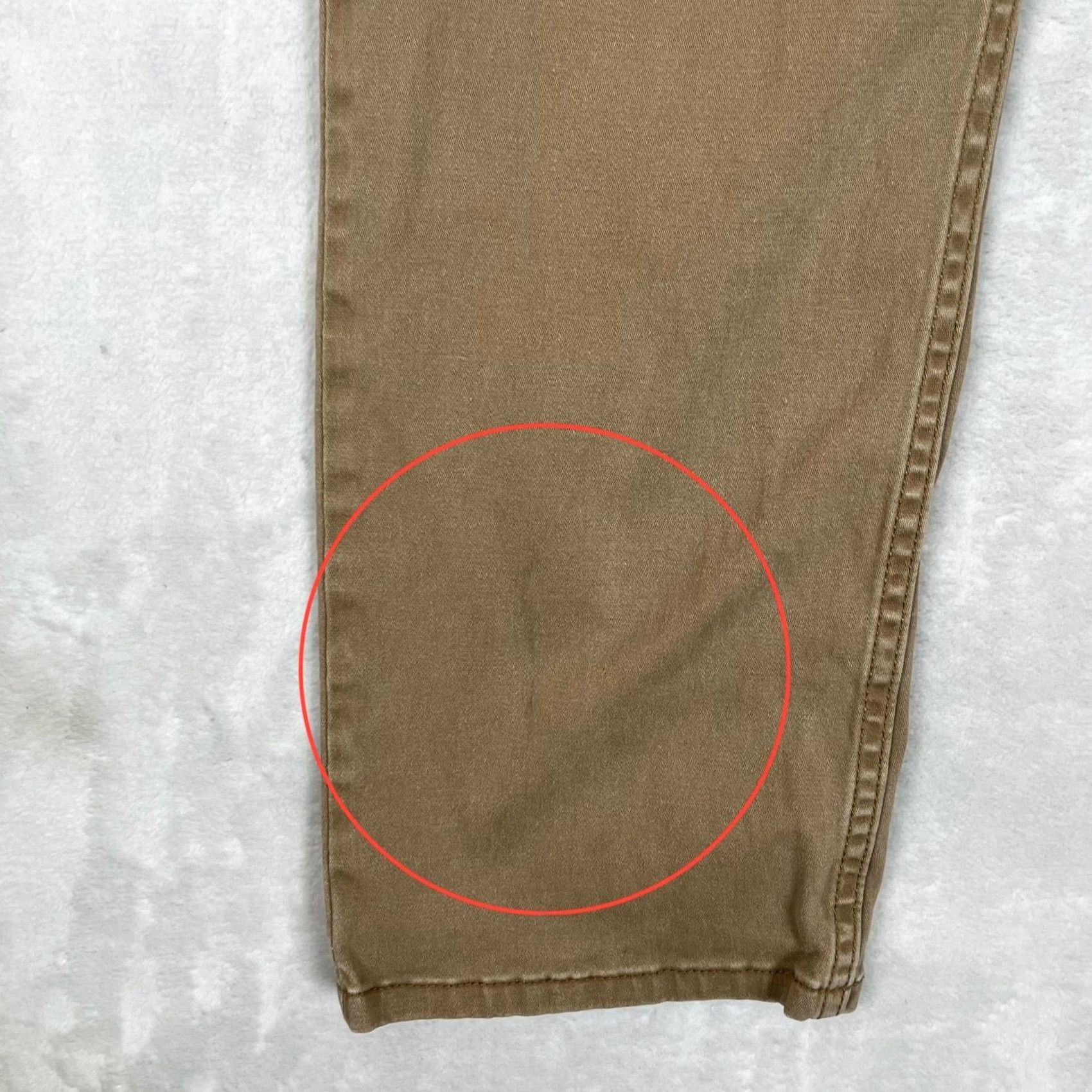 Wrangler Wrangler Jeans Mens 31x30 Brown Slim Straight Stretch Denim Medium Wash Pants Size US 31 - 3 Thumbnail