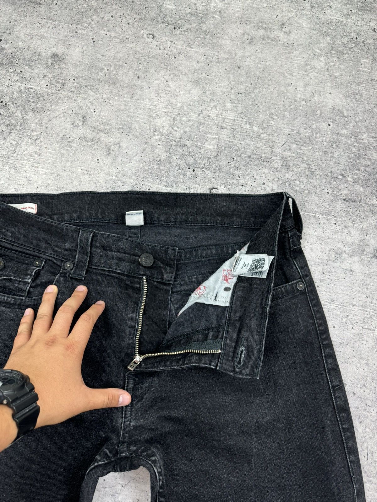 True Religion Vintage True Religion Rocco Black Stonewashed Denim Jeans 36 Size US 36 / EU 52 - 14 Thumbnail