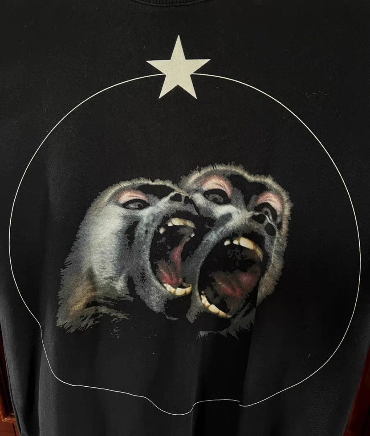 Givenchy Givenchy Monkey Double Monkey Hoodie Size US L / EU 52-54 / 3 - 4 Thumbnail