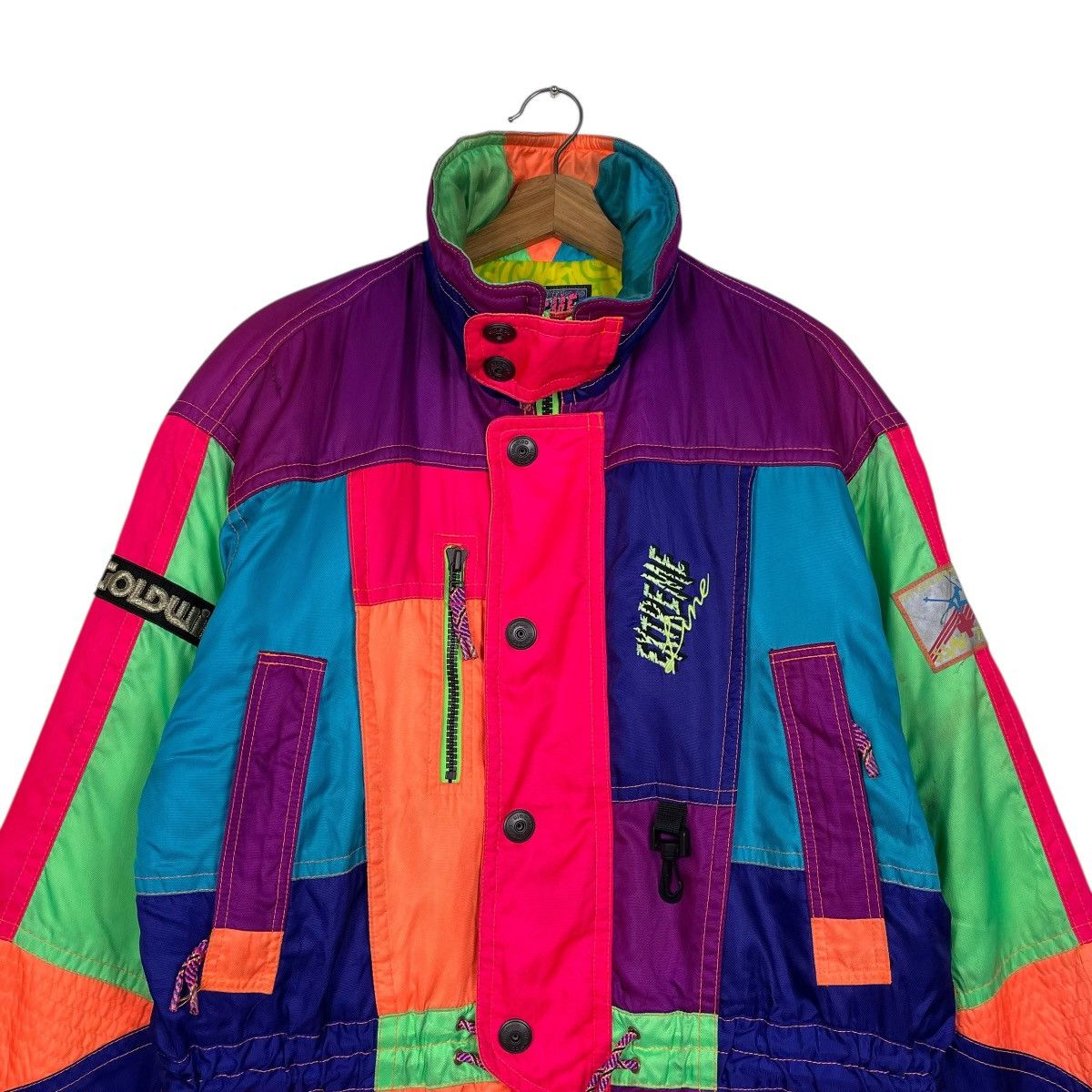Goldwin Nice Design Goldwin Multicolor Skiwear Jacket Size US L / EU 52-54 / 3 - 2 Thumbnail