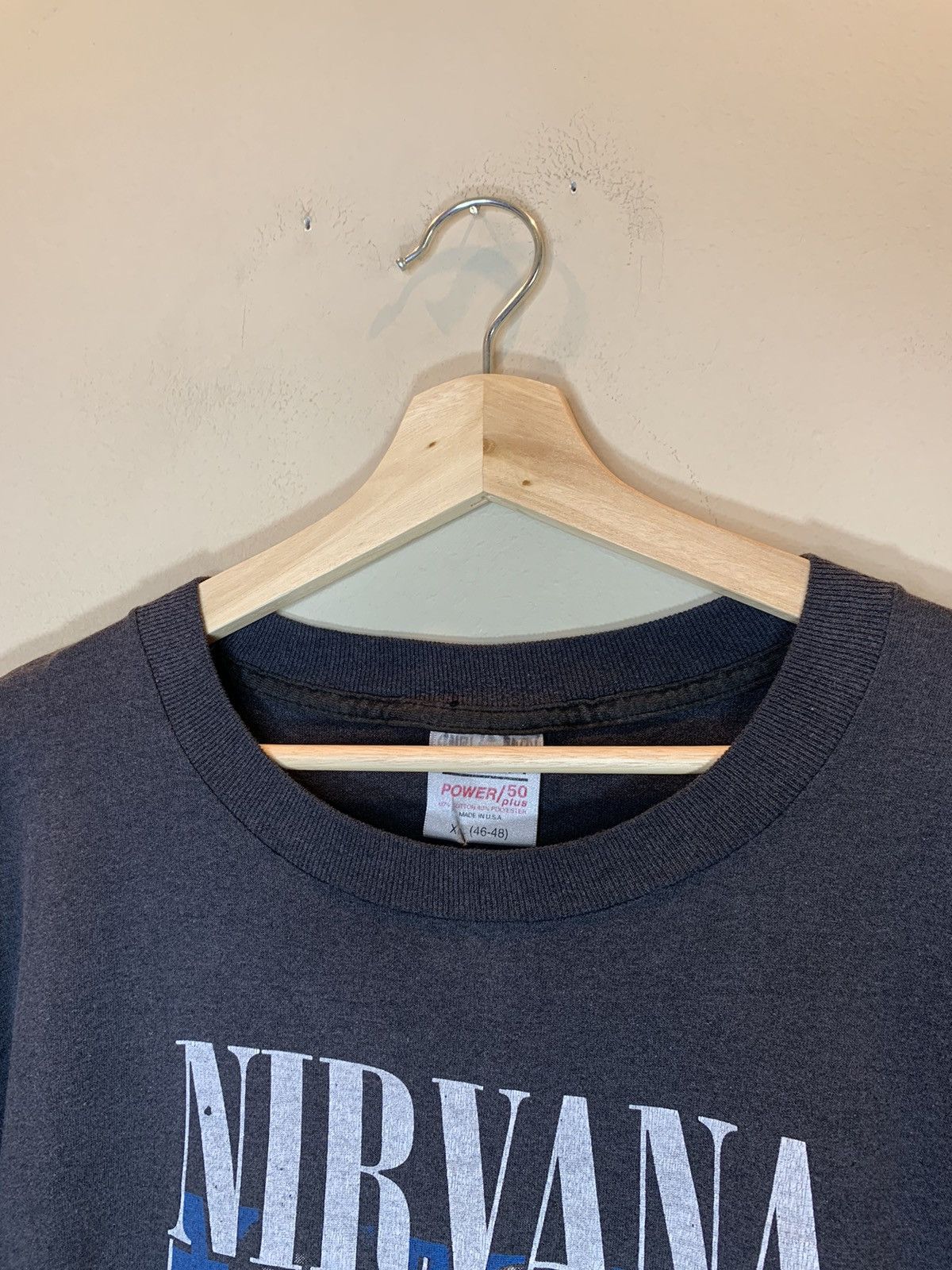 Nirvana RARE* Vintage 1991 Nirvana Nevermind Album Kurt Cobain Shirt Size US XL / EU 56 / 4 - 7 Thumbnail