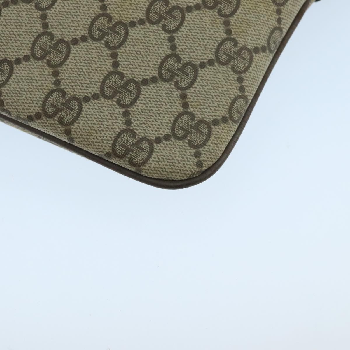 Gucci GUCCI GG Supreme Web Sherry Line Shoulder Bag Beige 904 02 Size ONE SIZE - 12 Thumbnail
