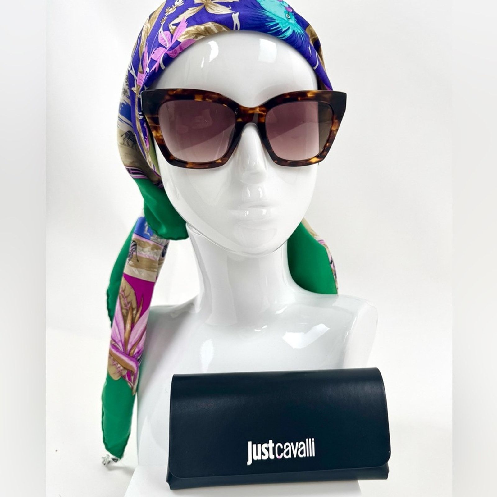 Just Cavalli Just Cavalli, Roberto Cavalli tortoise cat eye sunglasses Size ONE SIZE - 7 Thumbnail