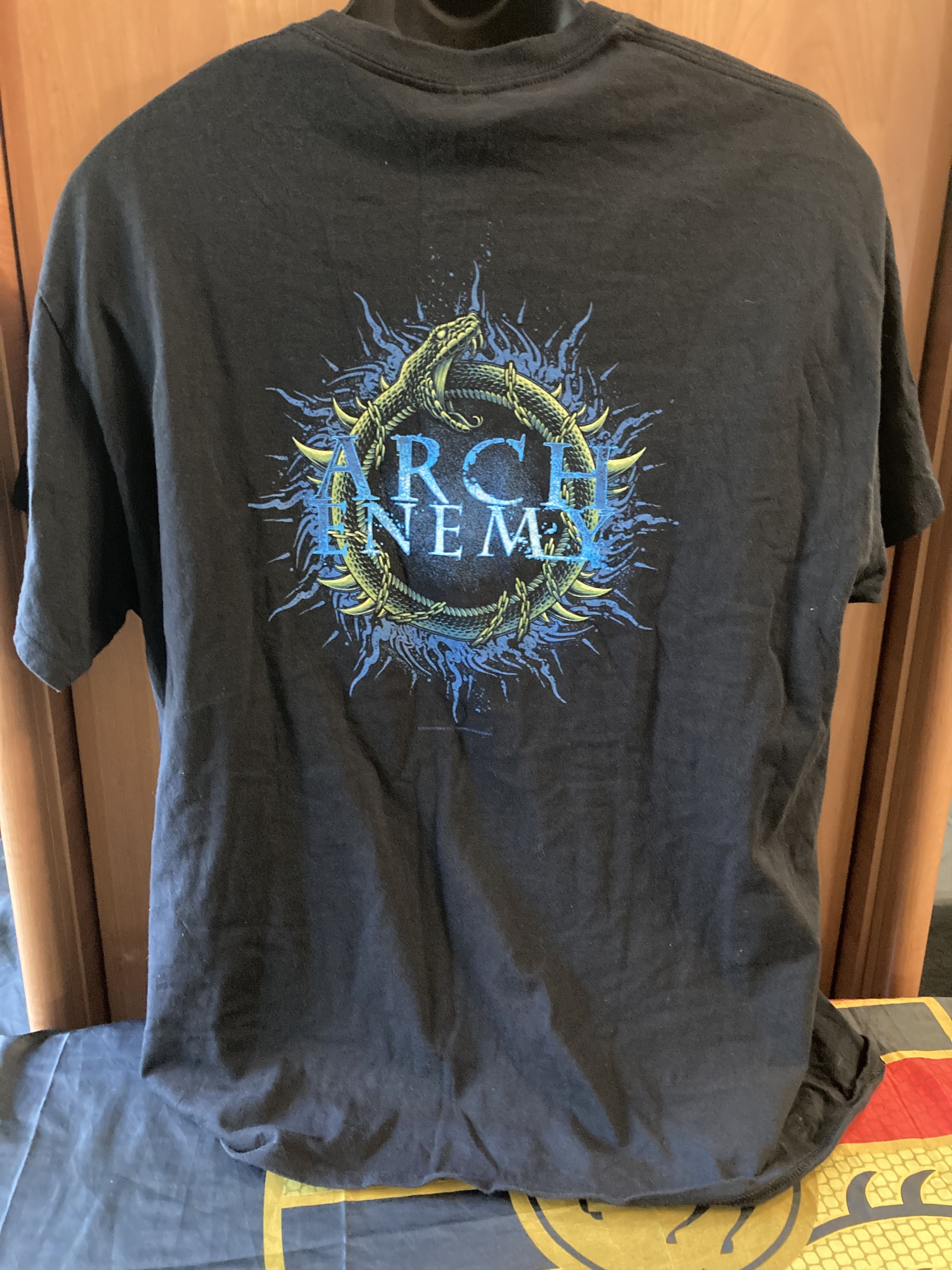 Band Tees Arch Enemy Death Metal Band big logo print t-shirt Size US XL / EU 56 / 4 - 2 Thumbnail