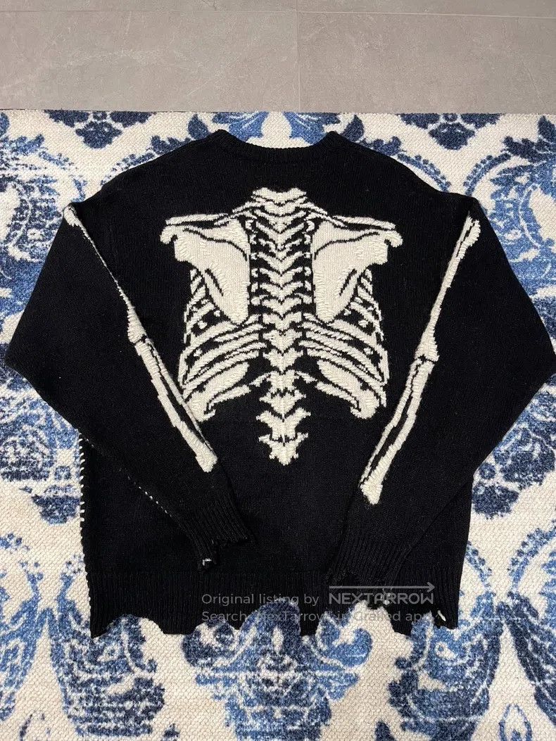 Saint Michael Saint Michael Skull skeleton sweater Size US M / EU 48-50 / 2 - 2 Thumbnail