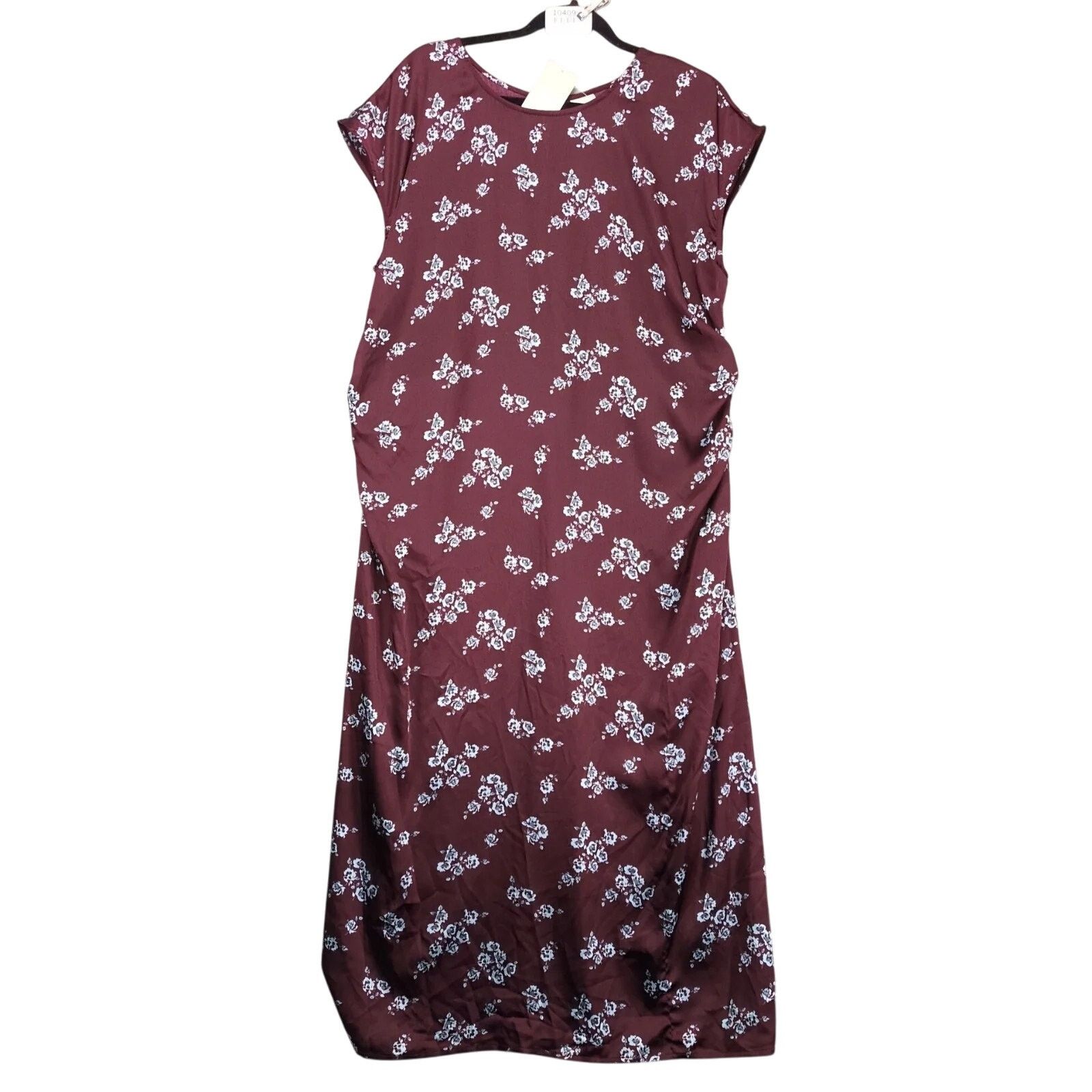Other NWT A New Day Purple Blue Floral Satin Midi Dress XXL Size XXL / US 16-18 / IT 52-54 - 2 Thumbnail