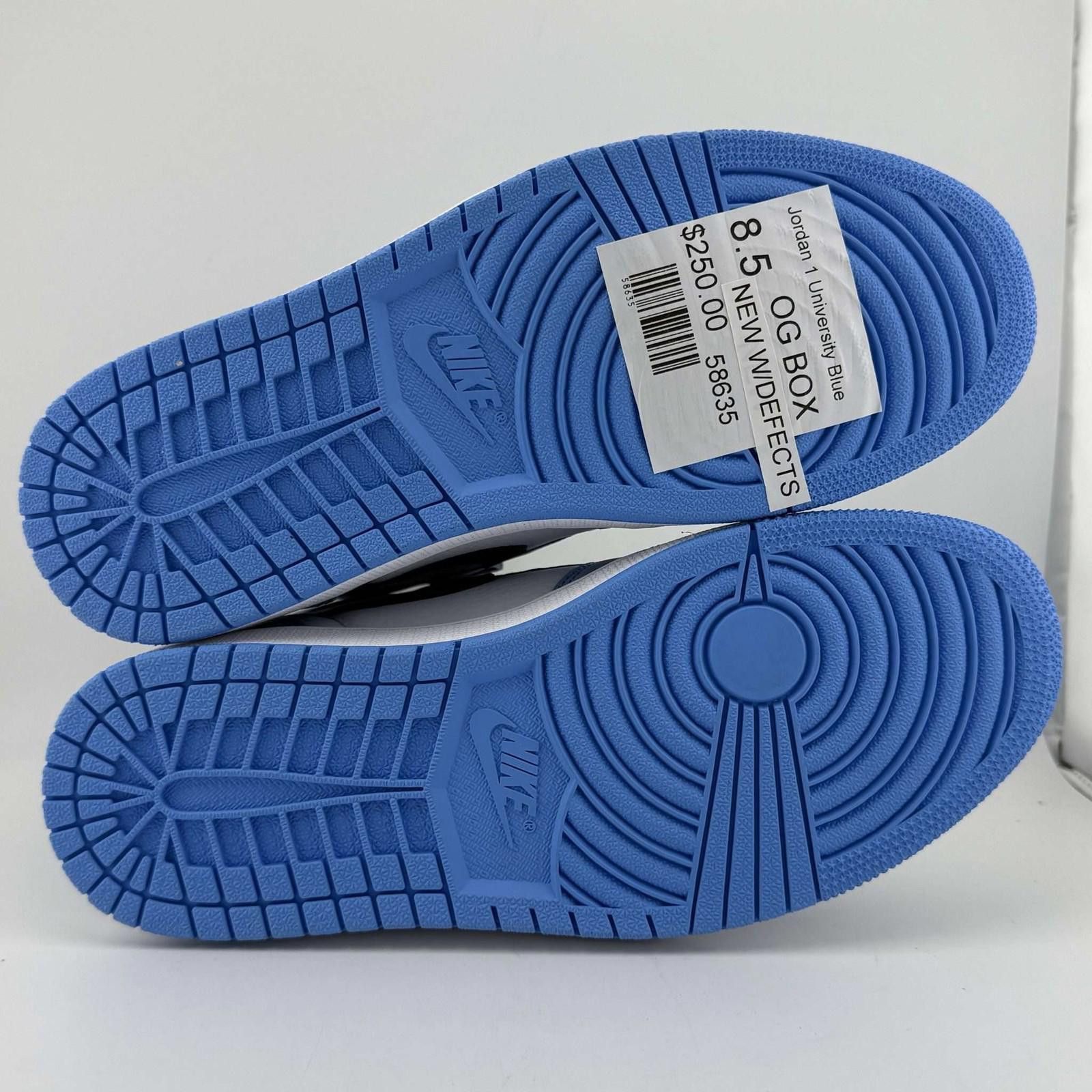 Nike Nike Air Jordan 1 Retro High OG University Blue 8.5 New Size US 8.5 / EU 41-42 - 6 Thumbnail