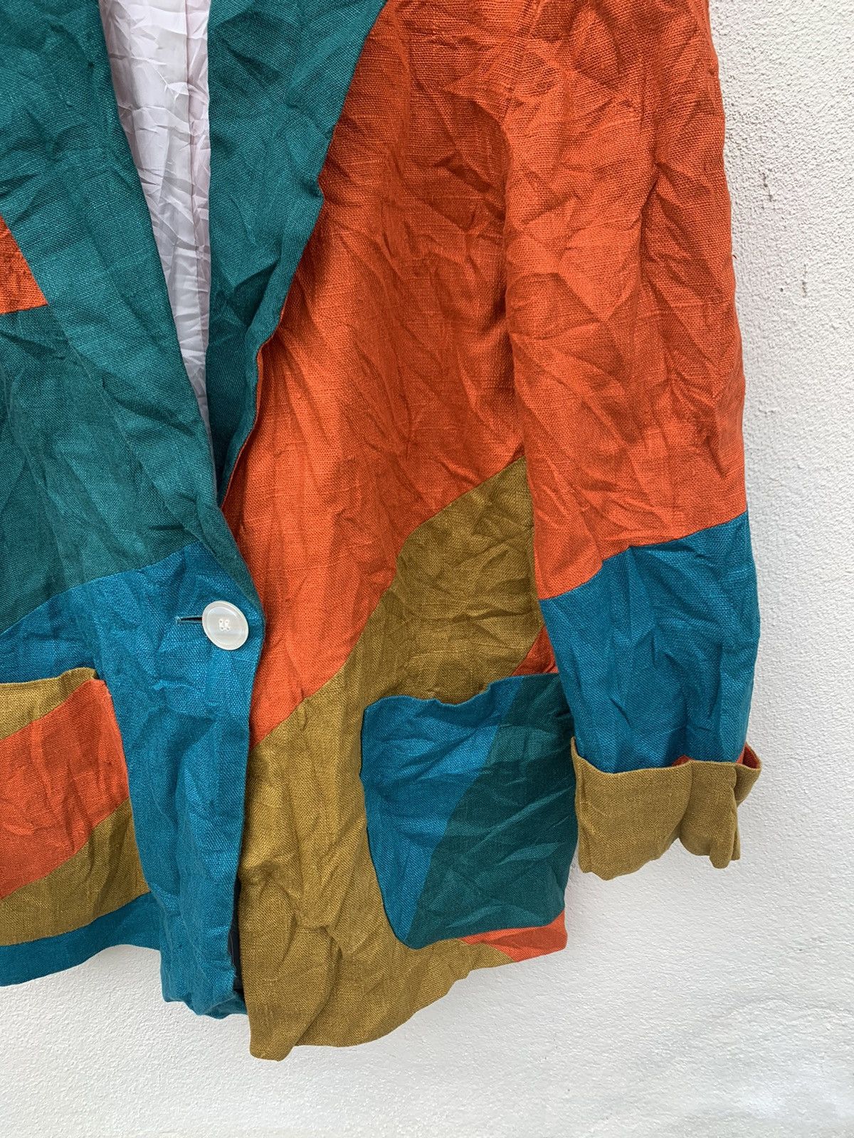 Art Comes First Vtg International Scene Multicolour Coat Jacket Size M / US 6-8 / IT 42-44 - 4 Thumbnail