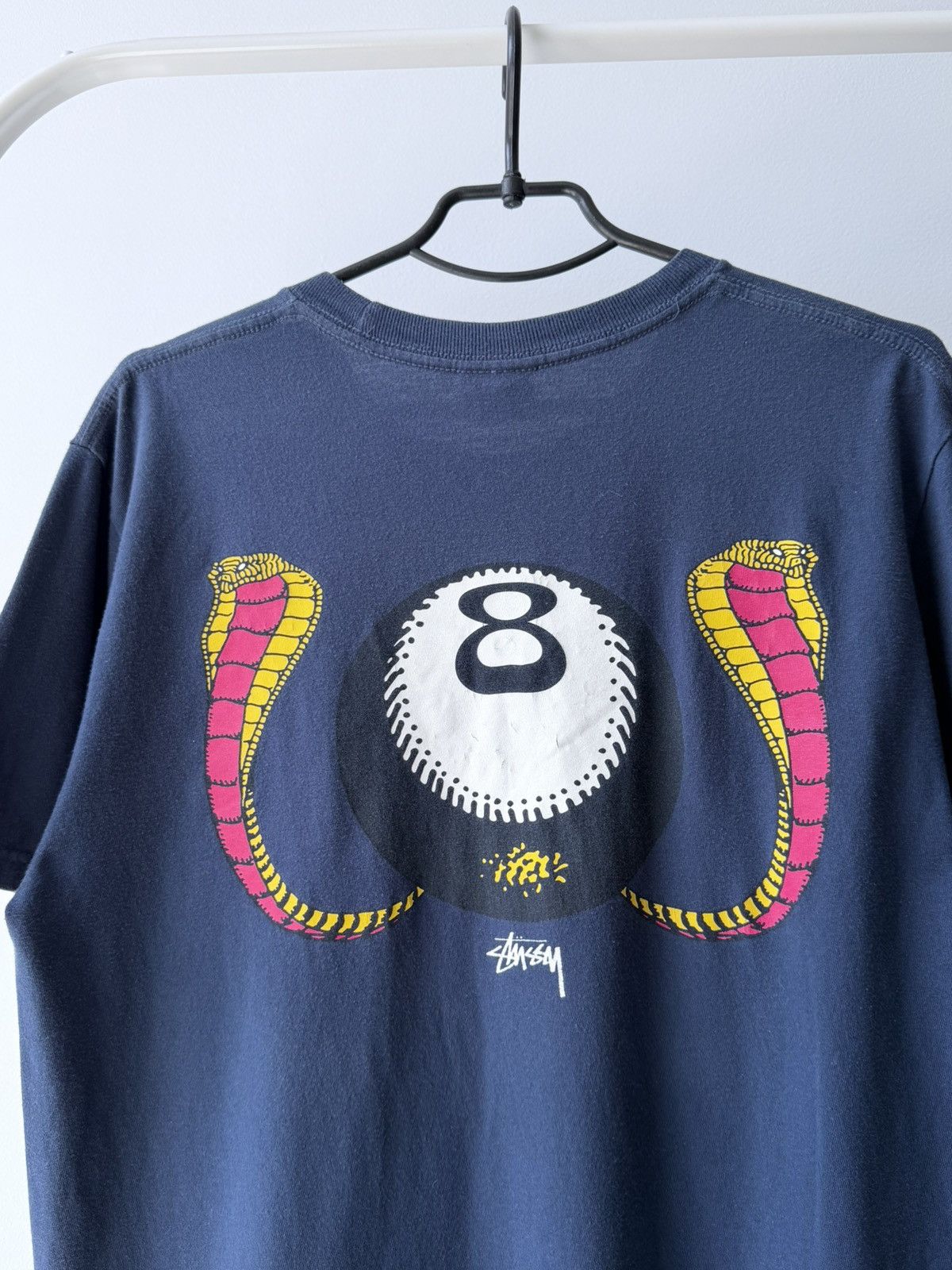 Stussy Vintage Y2K Stussy 8 Ball T-Shirt Tee Size US M / EU 48-50 / 2 - 2 Thumbnail